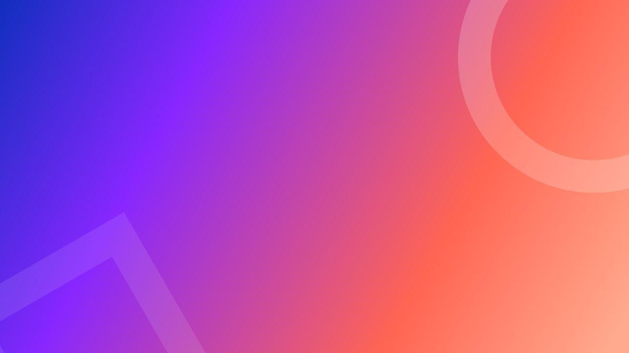 Farbiger Gradient, Quadrat, Kreis, 4K, Minimal, 1280x720 HD Desktop