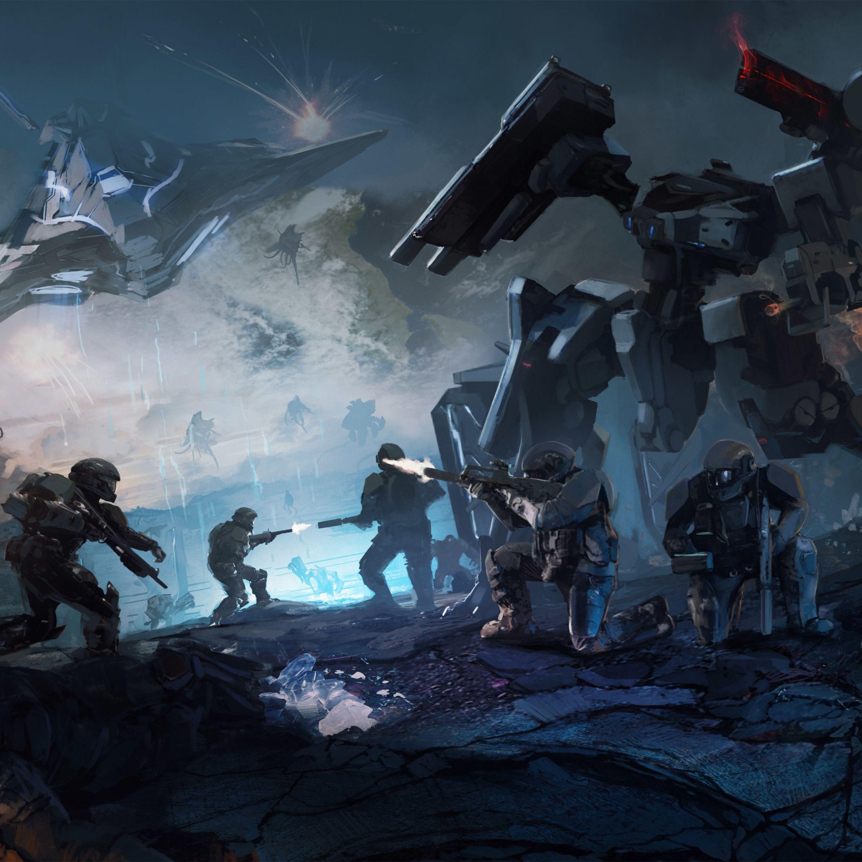 Halo Wars 2, Operation Spearbreaker, Engagement, iPad Pro, Gaming, 2940x2940 4K Handy