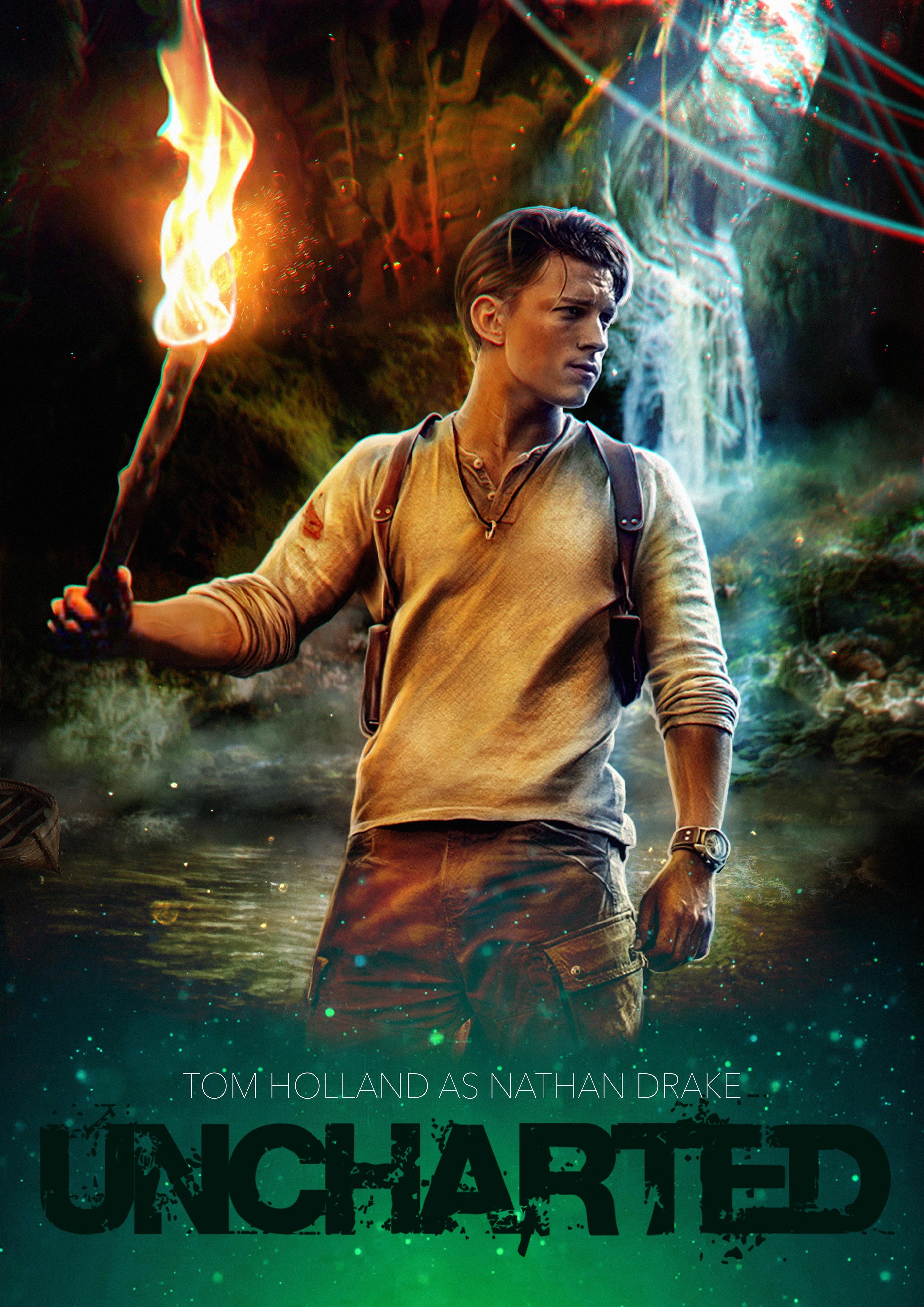 Uncharted, Film, Wallpaper, Tom Holland, Abenteuer, 2800x3960 4K Handy