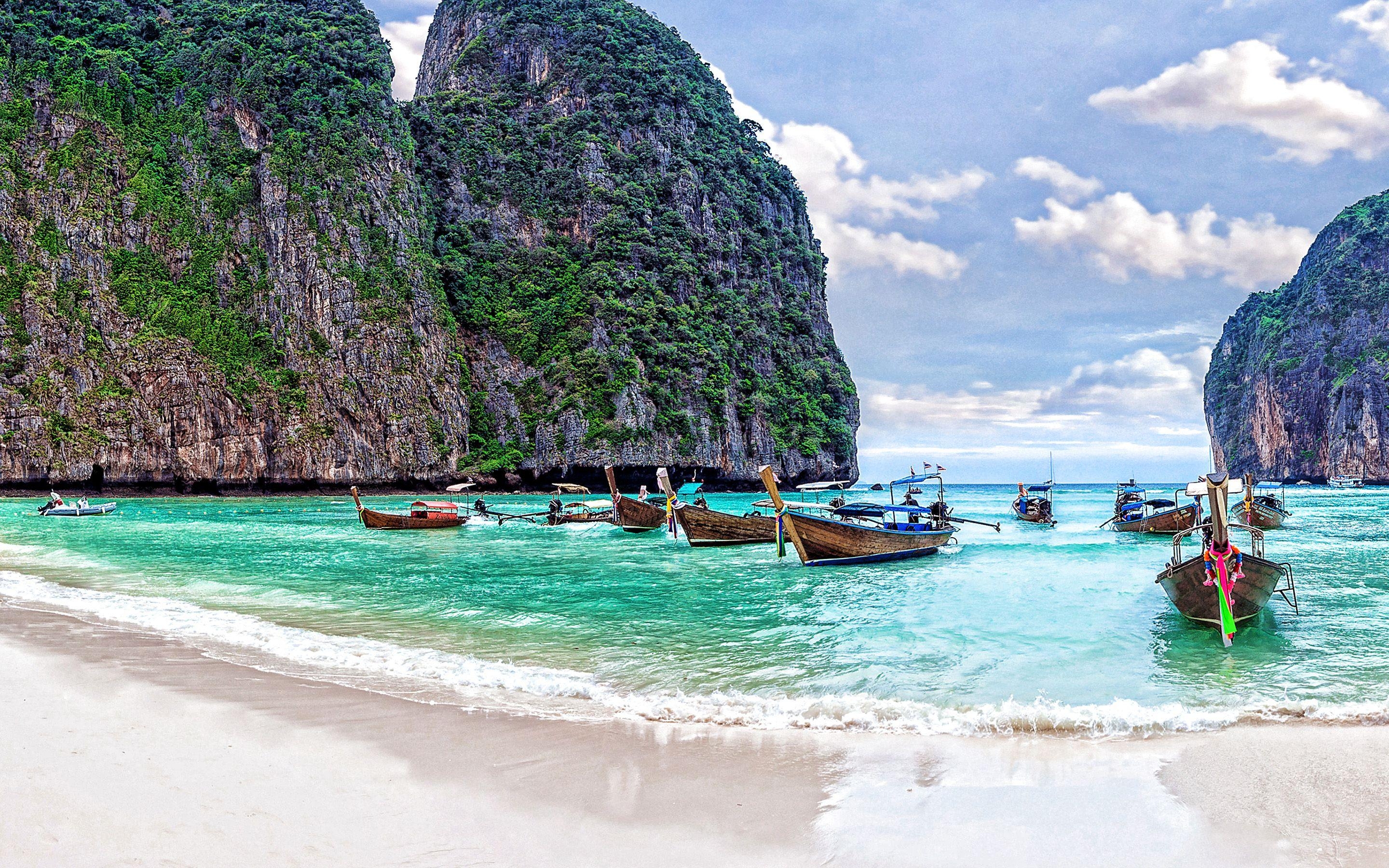 Phi Phi Insel, Phuket, Thailand, Reisen, Download, 2880x1800 HD Desktop