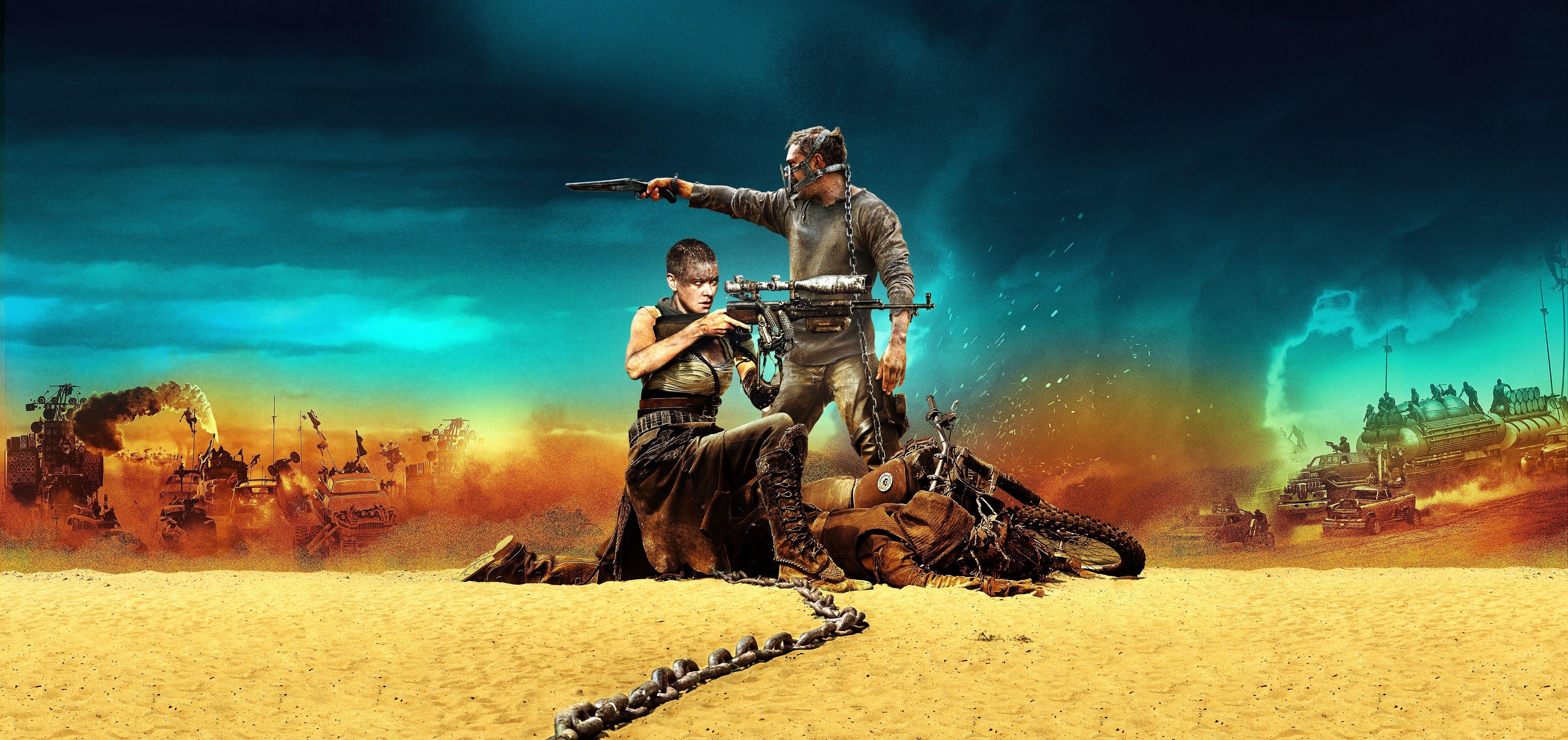 Mad Max, Fury Road, Imperator Furiosa, Film, Bild, 5000x2370 4K Desktop