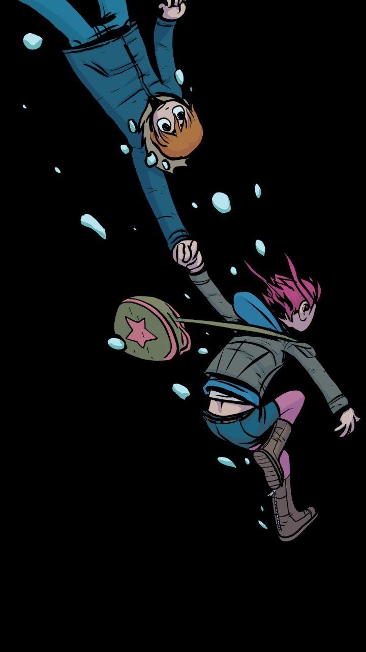 Scott Pilgrim, 1080x1920, Comicstil, Bildschirmbild, Kunst, 720x1280 HD Handy