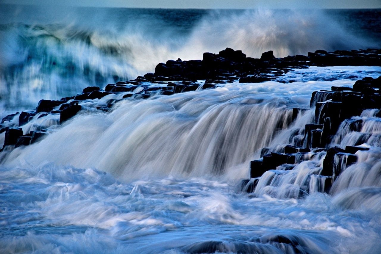 Giants Causeway, Antrim, Irland, Naturwellen, Fotografie, 1280x860 HD Desktop