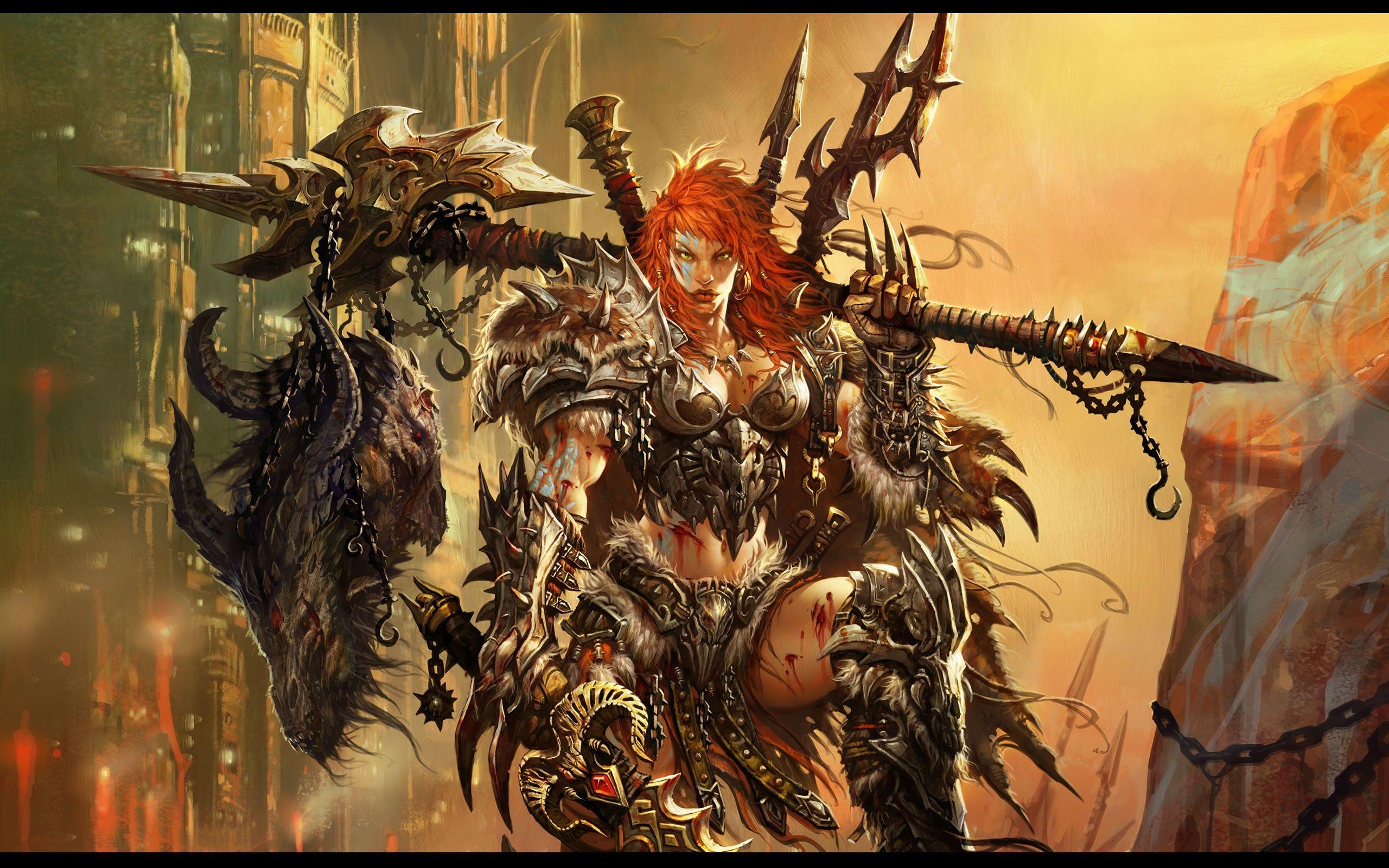 Diablo 3, Barbar, Wallpaper, Krieger, Abenteuer, 2560x1600 HD Desktop