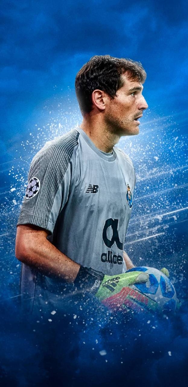 Iker Casillas, Hintergrund, Torwart, Fußball, Sportler, 630x1280 HD Handy