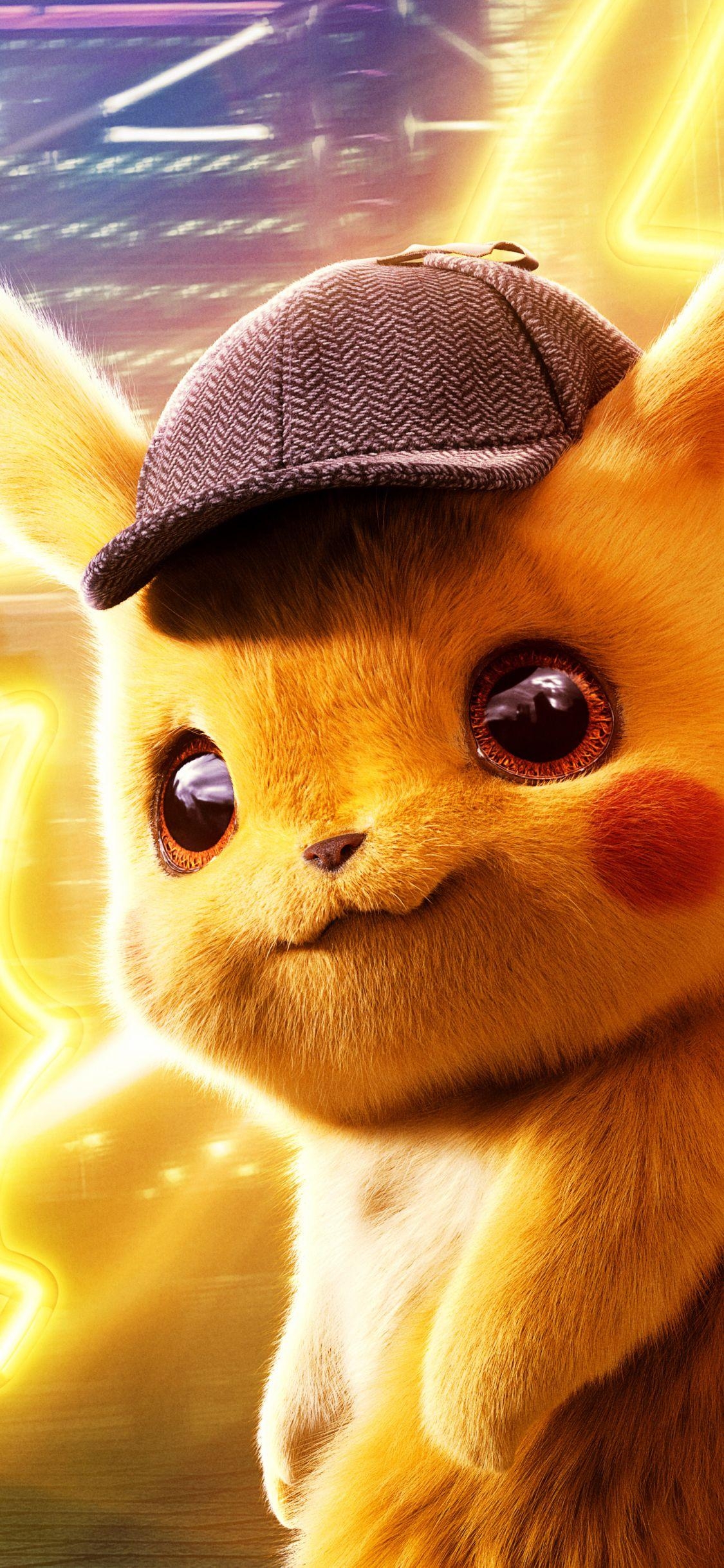 Pokémon, Detektiv Pikachu, Film, 2019, 1130x2440 HD Handy