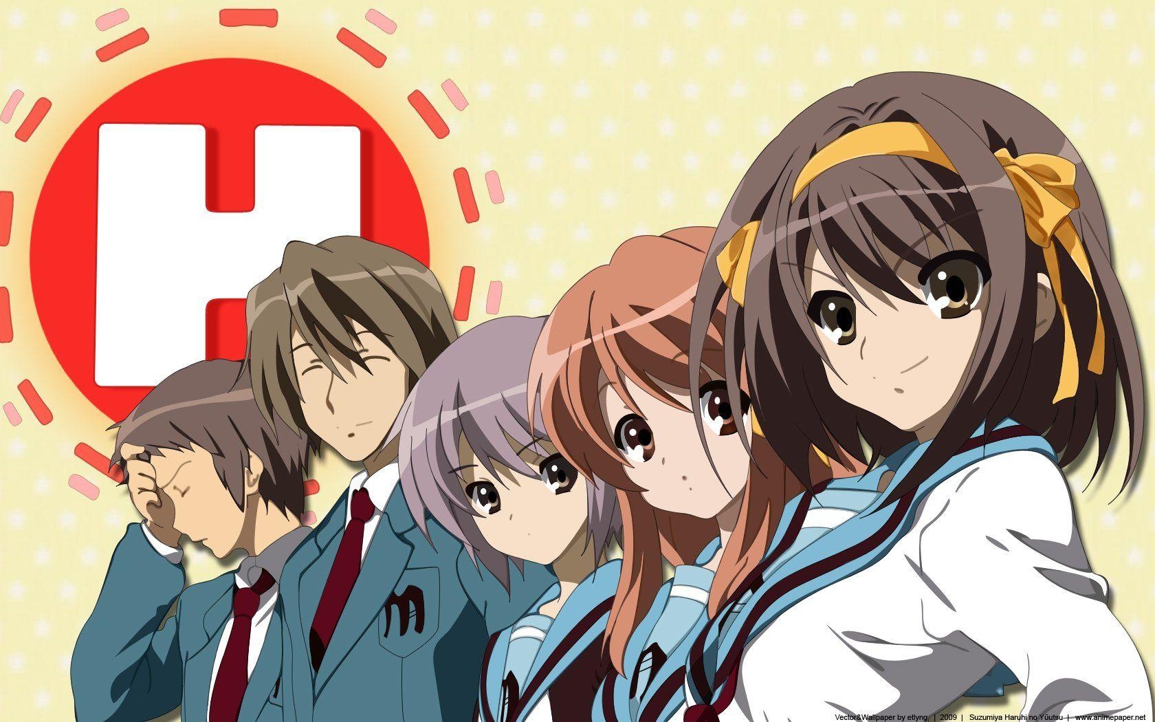 Haruhi Suzumiya, Melancholie, Anime, Bild, Hintergrund, 1680x1050 HD Desktop