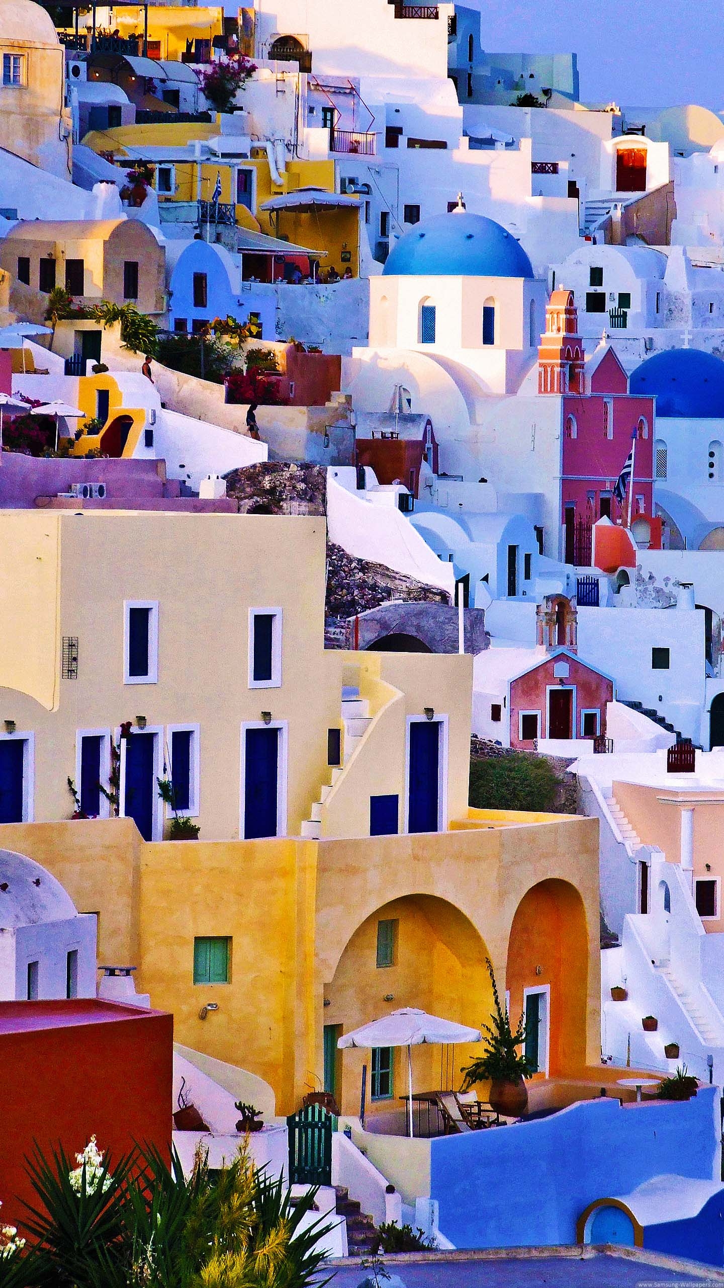 Note 4, Santorini, Griechenland, Insel, Dinge, 1440x2560 HD Handy