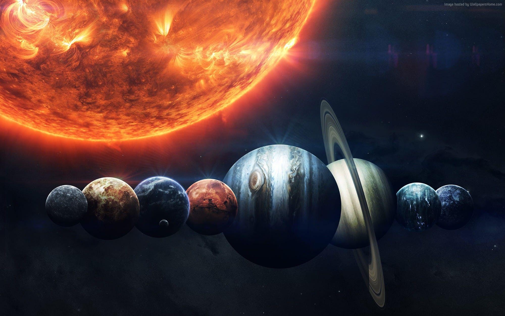 Sonne, Planet, HD, Weltraum, Hintergrundbild, 2000x1250 HD Desktop