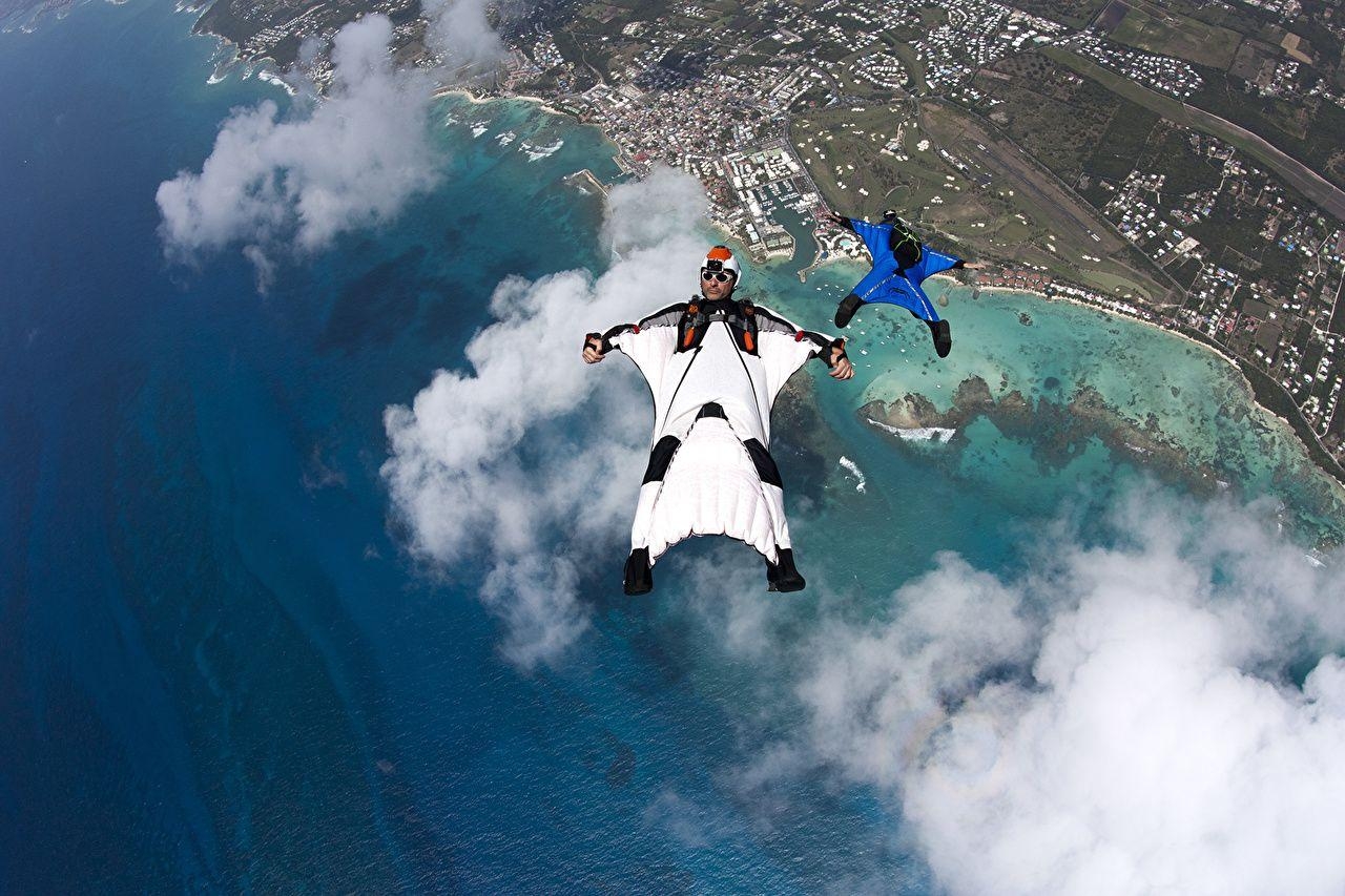 Wingsuit Hintergrund, Sprung, Glaube, Abenteuer, 1280x860 HD Desktop