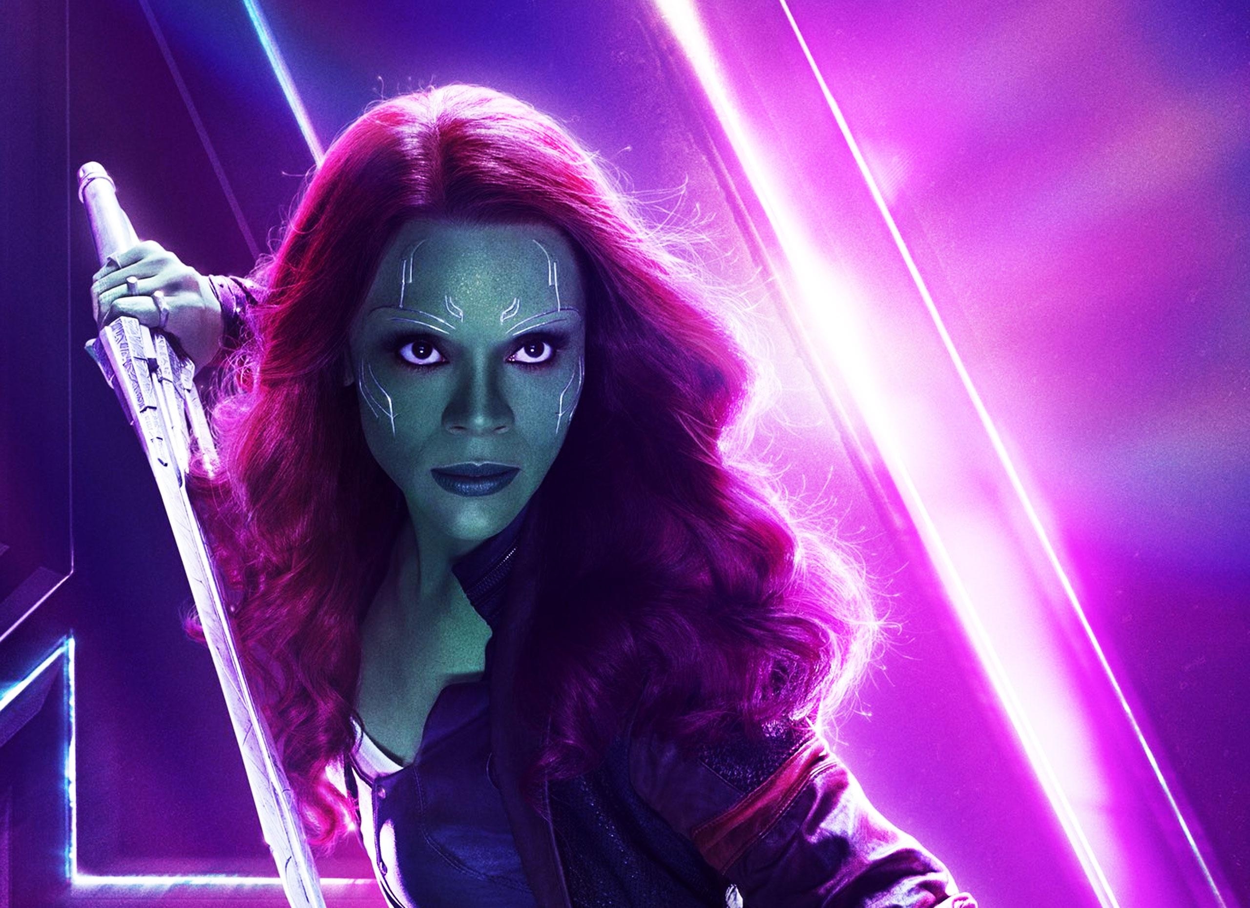 Gamora, Avengers, Infinity War, Film, HD, 2560x1870 HD Desktop