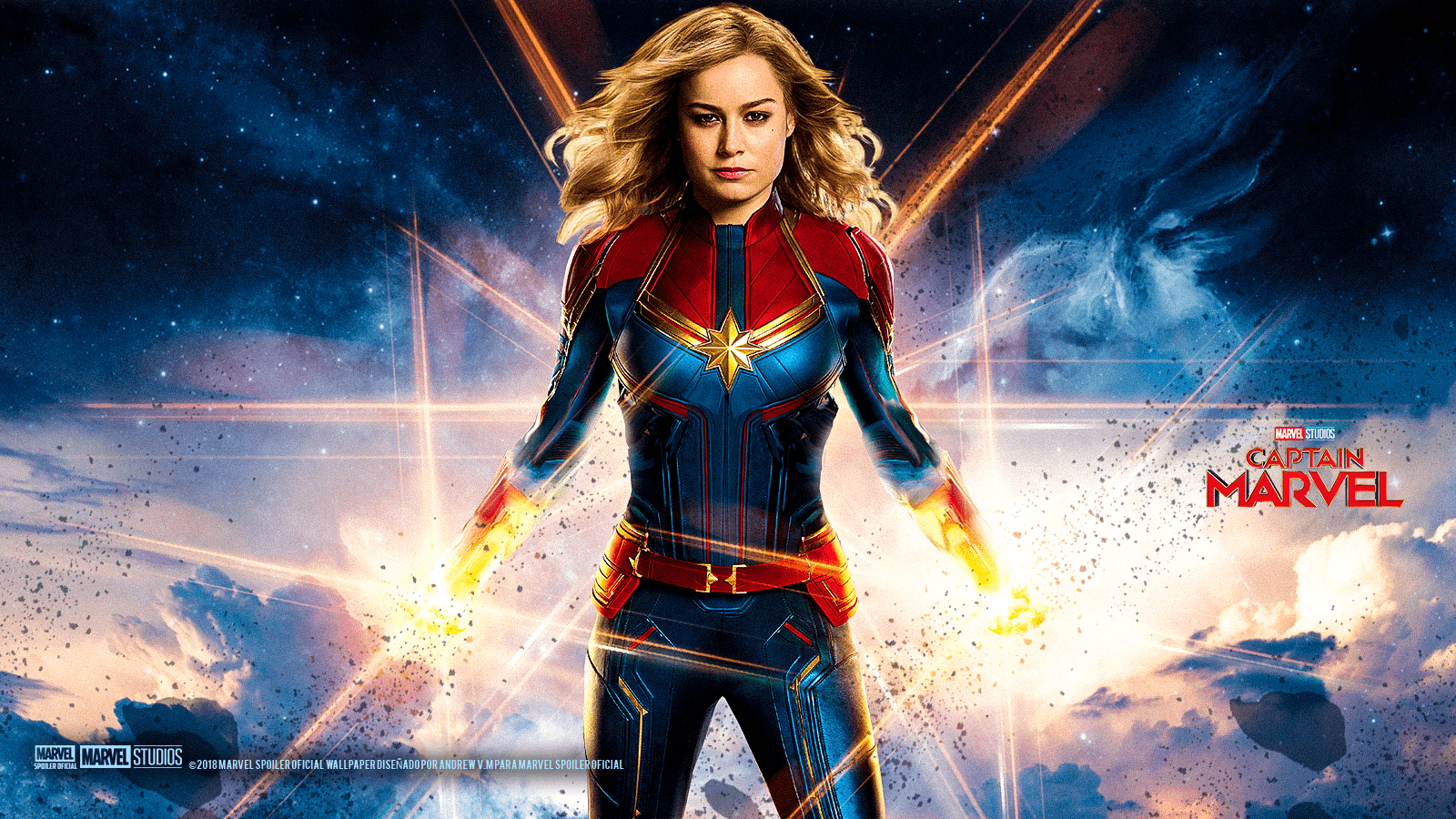 Captain Marvel, Digital Code, Geschenk, Marvel Film, Superheld, 1600x900 HD Desktop