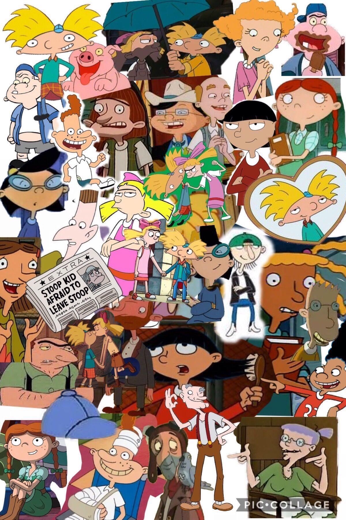 Hey Arnold, Hintergrund, Zeichentrickserie, Kinder, Fernsehen, 1200x1800 HD Handy