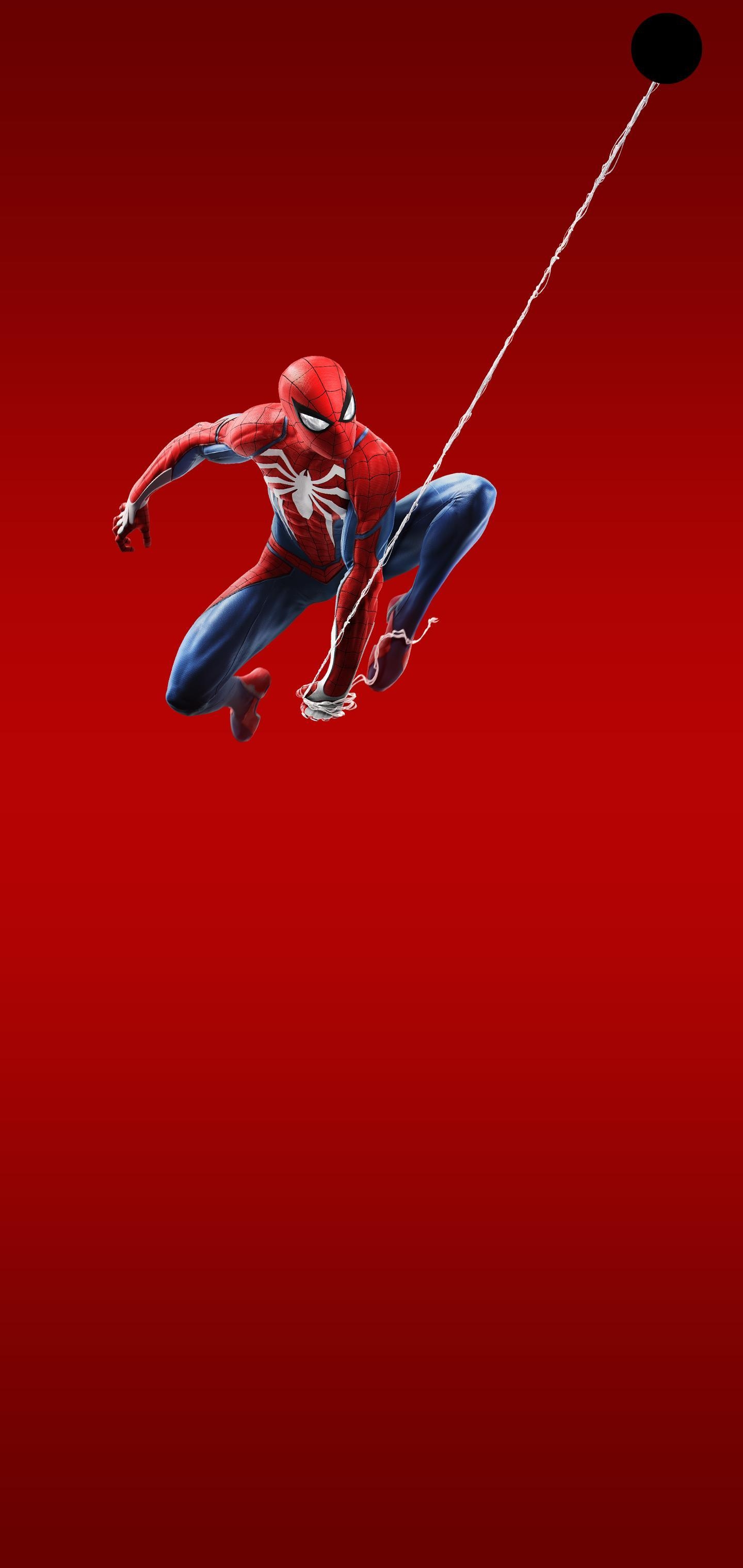 Spider Man, Netzschwünge, Galaxy S10, Superheld, Action, 1440x3040 HD Handy