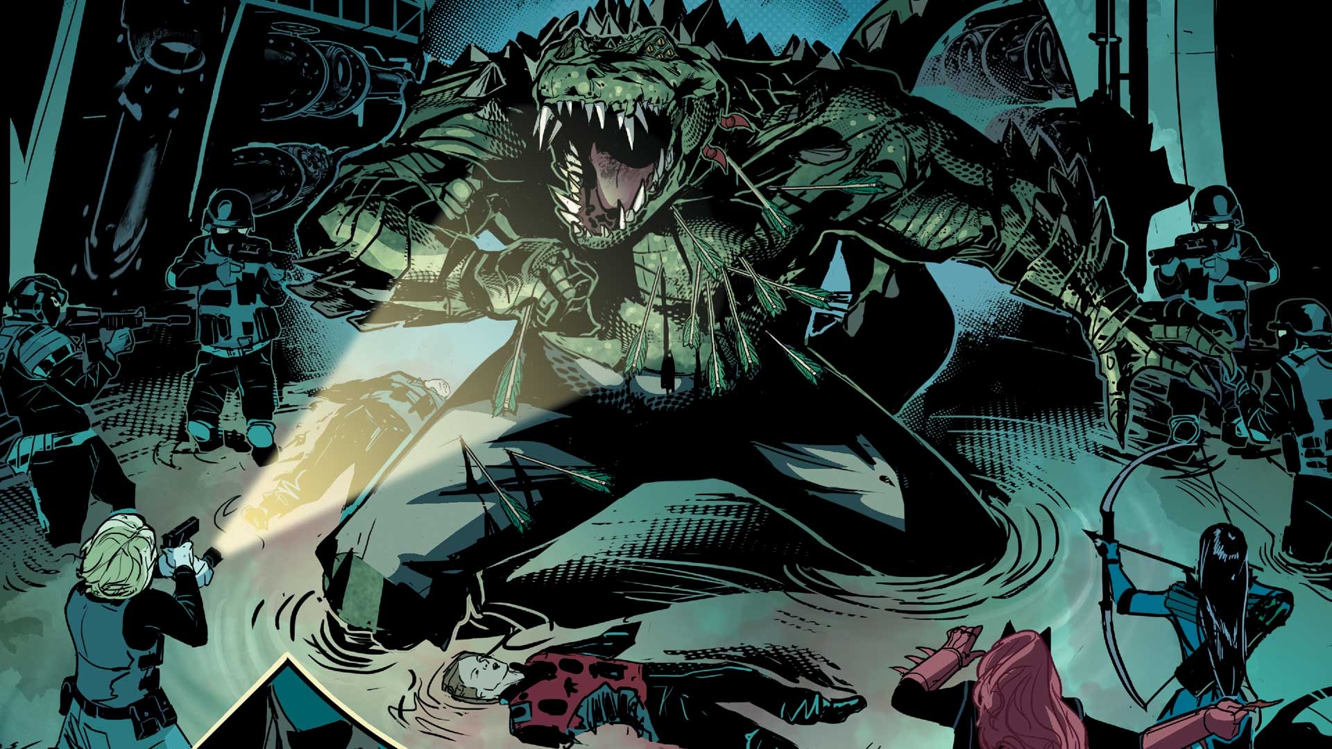 Killer Croc, Hintergrund, Comic, Bösewicht, Batman, 1920x1080 Full HD Desktop