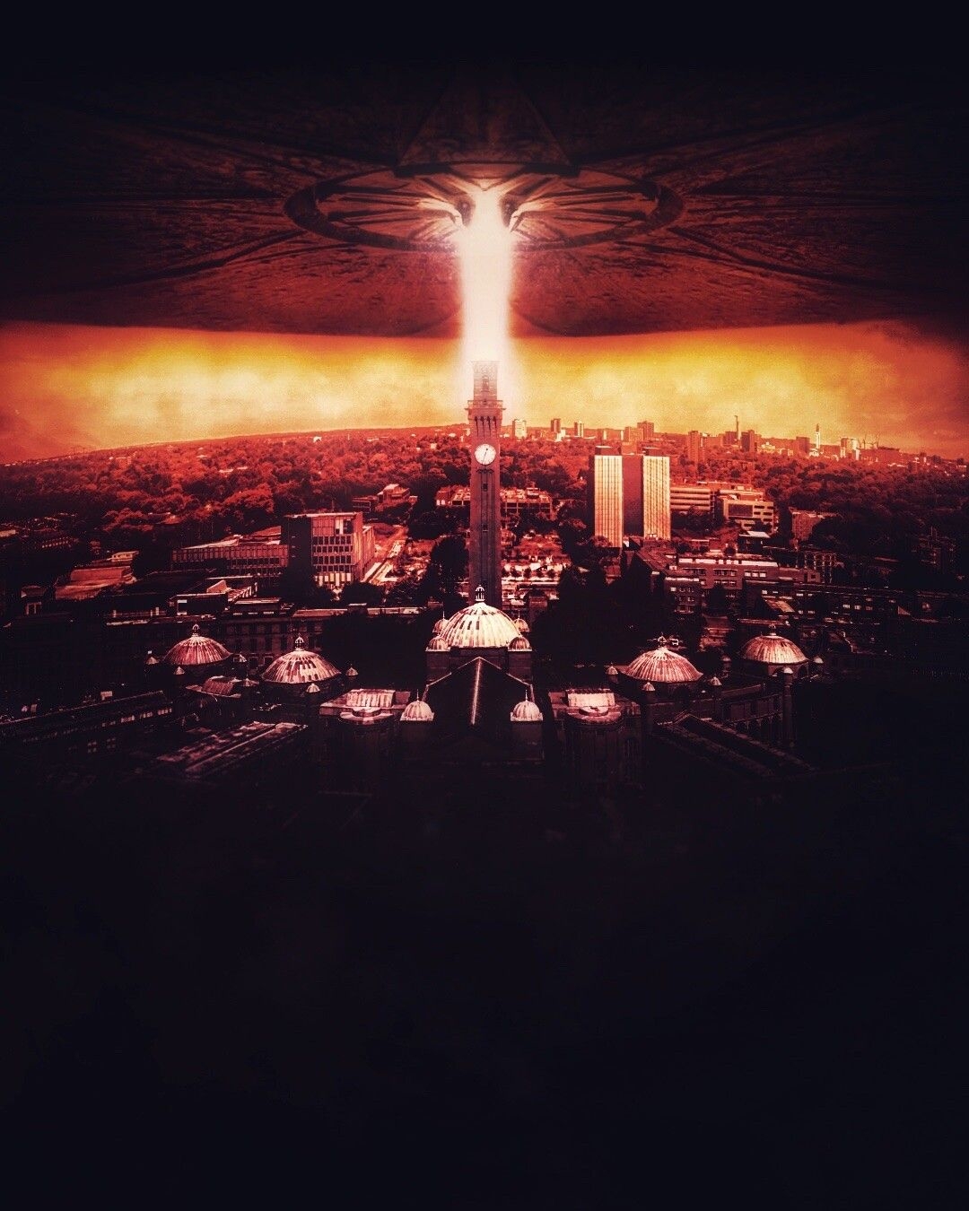 Independence Day 1996, Fan Made, Filmplakat, Birmingham, Kultfilm, 1080x1350 HD Handy