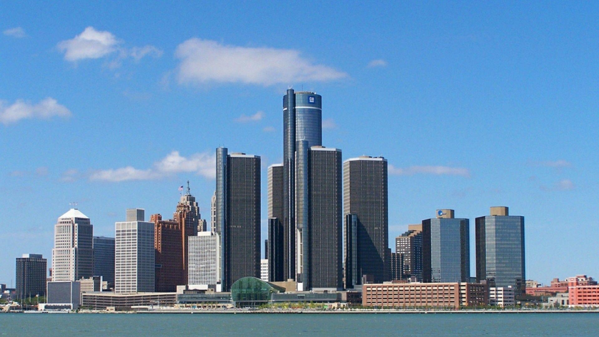 Detroit, Skyline, Michigan, Reisen, Bild, 1920x1080 Full HD Desktop