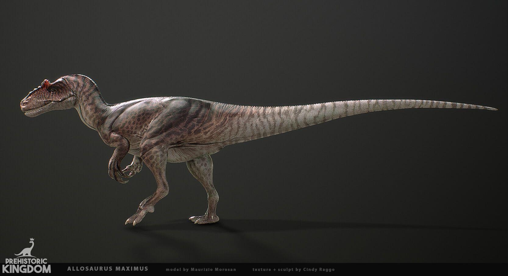 Allosaurus, Prehistoric Kingdom, Dinosaurier, Cindy Raggo, Ära der Dinosaurier, 1670x910 HD Desktop