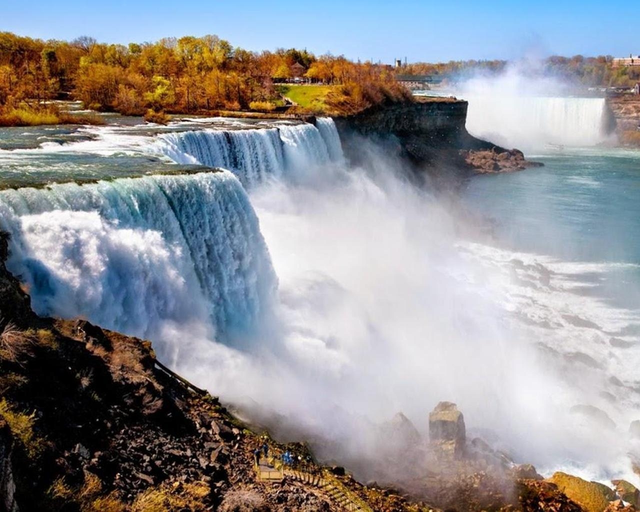 Niagarafälle, Android, Kanada, Wasserfall, Hintergrund, 1280x1030 HD Desktop