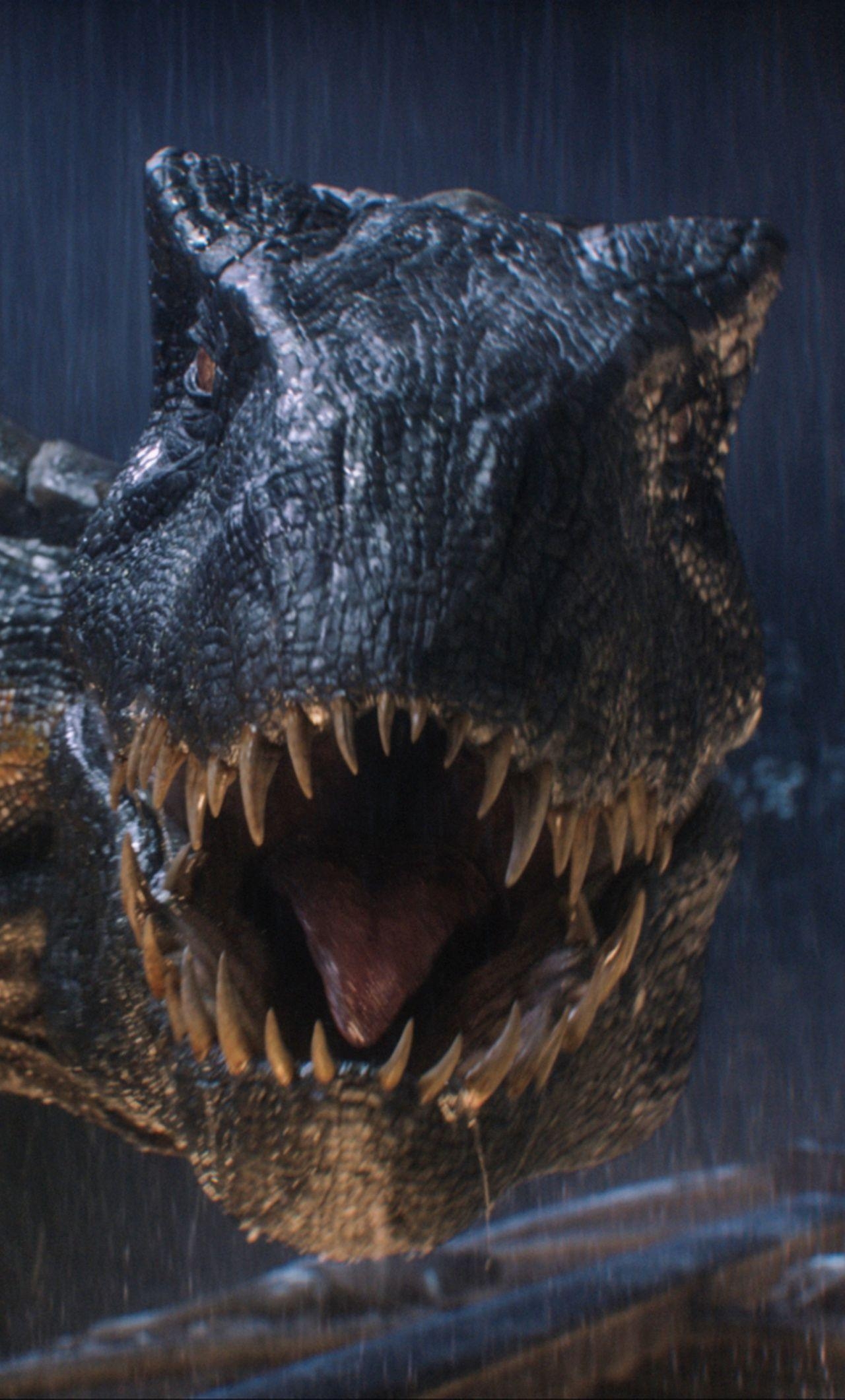 Tyrannosaurus Rex, Jurassic World, Dinosaurier, 4K, Film, 1280x2120 HD Handy