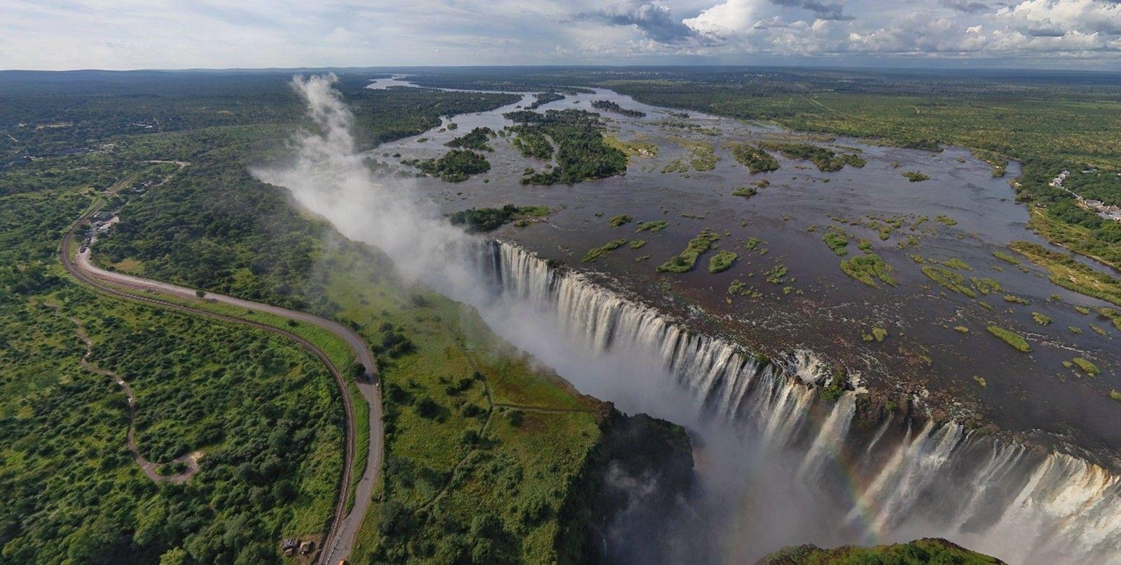 Victoriafälle, Hintergrund, px, Wasserfall, Bild, 1600x810 HD Desktop