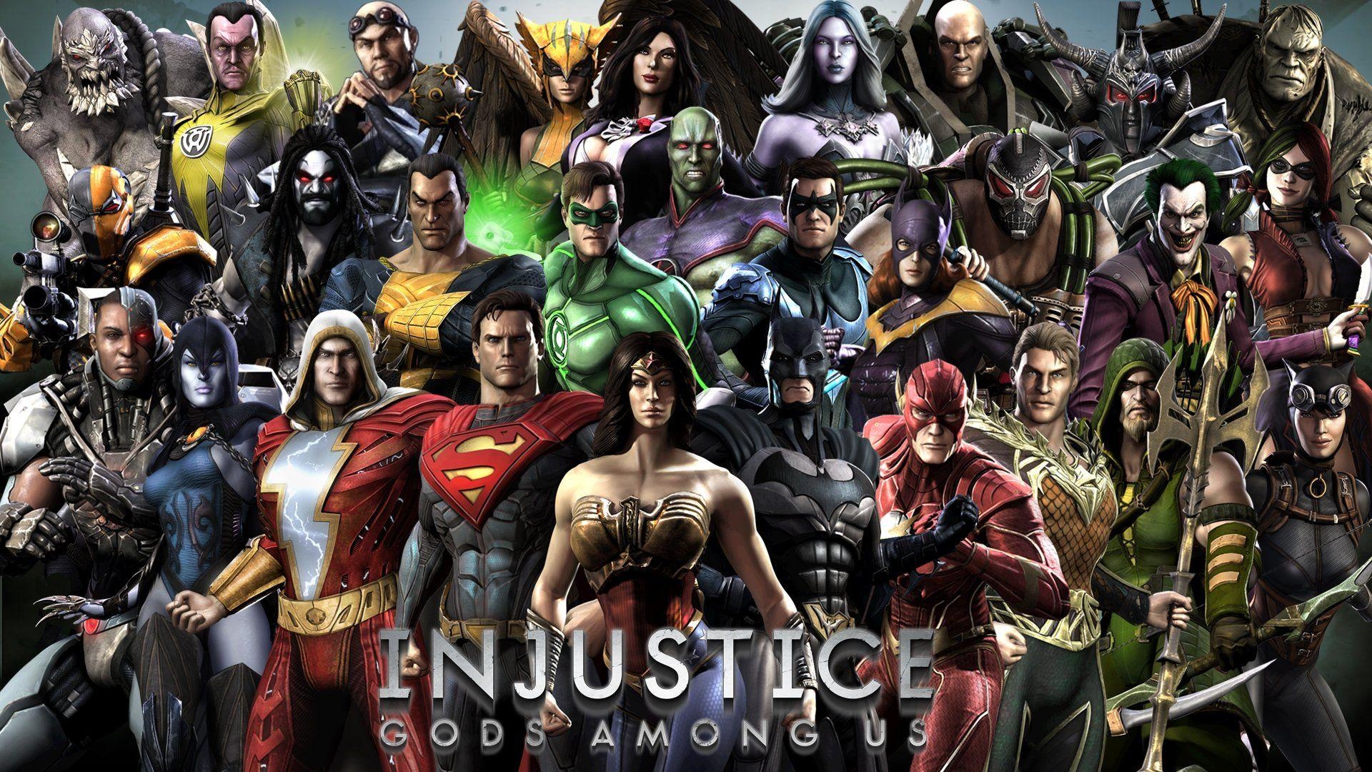 Injustice HD, Heldenkampf, Gaming Hintergrund, DC Universum, Comic Spiel, 1920x1080 Full HD Desktop