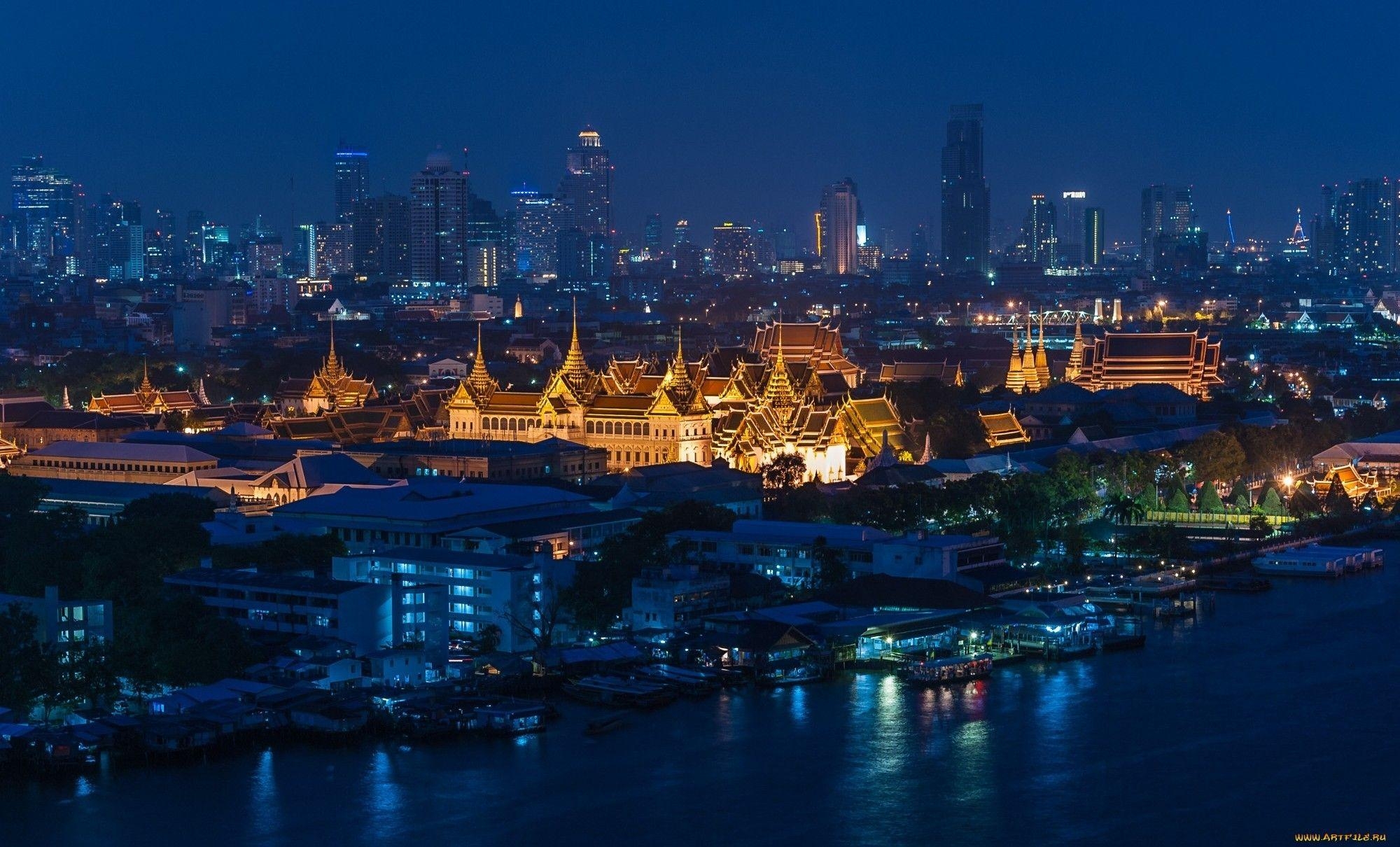 Bangkok, Stadt, HD, Hintergrundbild, Thailand, 2000x1210 HD Desktop