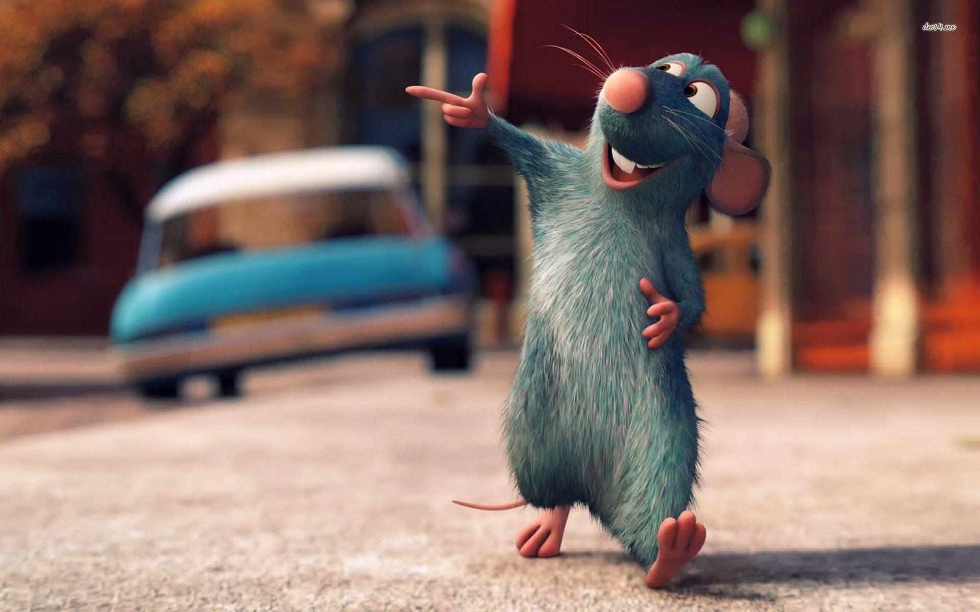 Ratatouille Cartoon, Remy, Paris, Disney, Animation, 1920x1200 HD Desktop