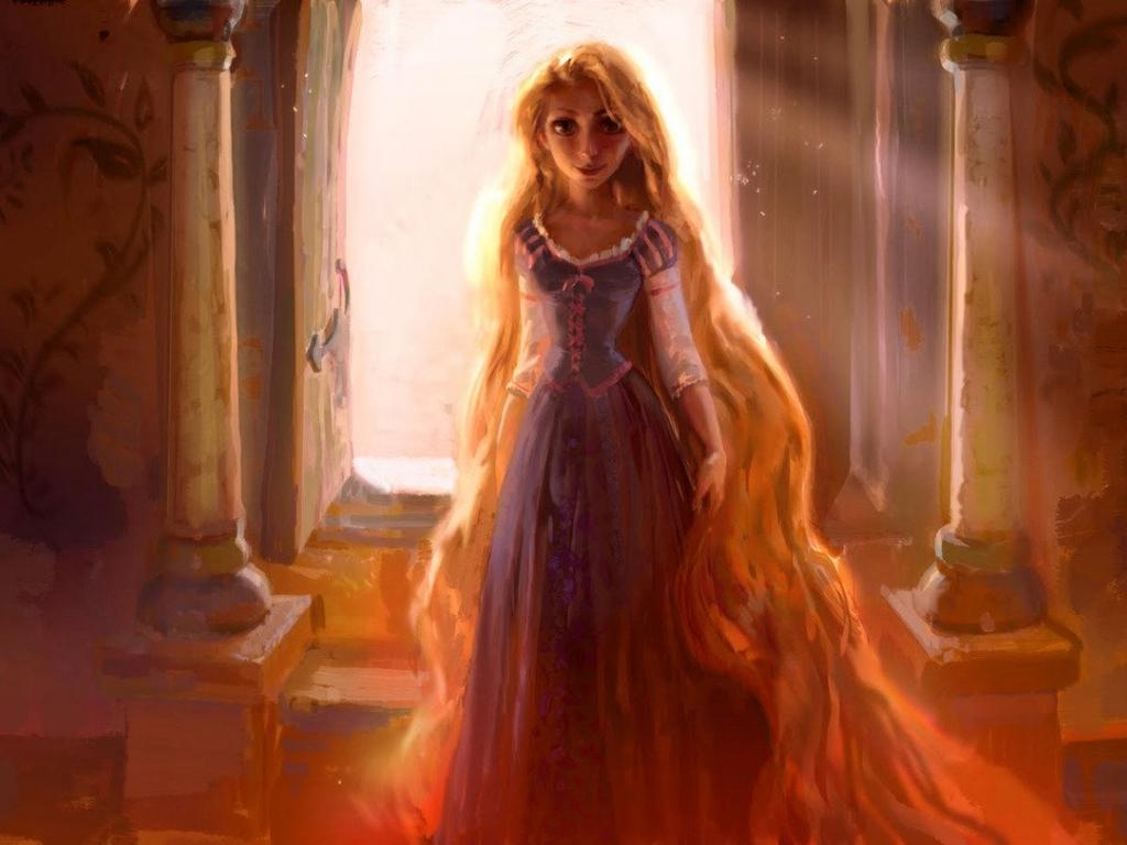 Tangled, 12x812, Hintergrund, Cartoon, Rapunzel, 1030x770 HD Desktop