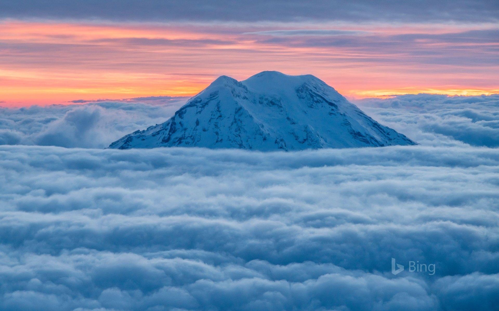 Mount Rainier, Washington, Stephen Matera, Tandem, Fotografie, 1920x1200 HD Desktop