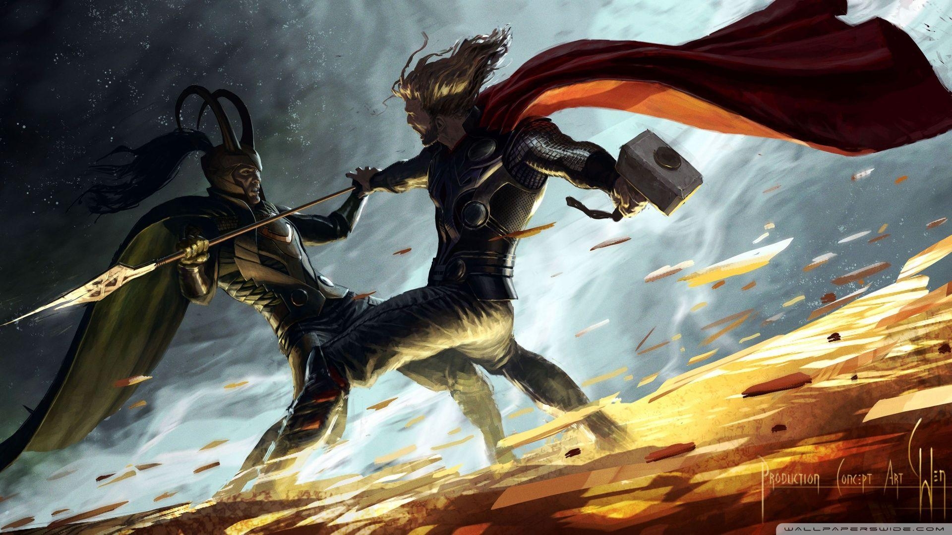 Thor, Marvel, Live-Action, Kino, Hintergrund, 1920x1080 Full HD Desktop