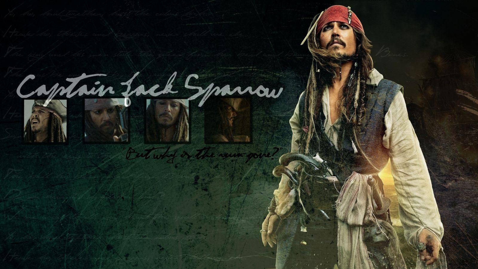 Kapitän Jack Sparrow, Piraten, Abenteuer, Karibik, Film, 1600x900 HD Desktop