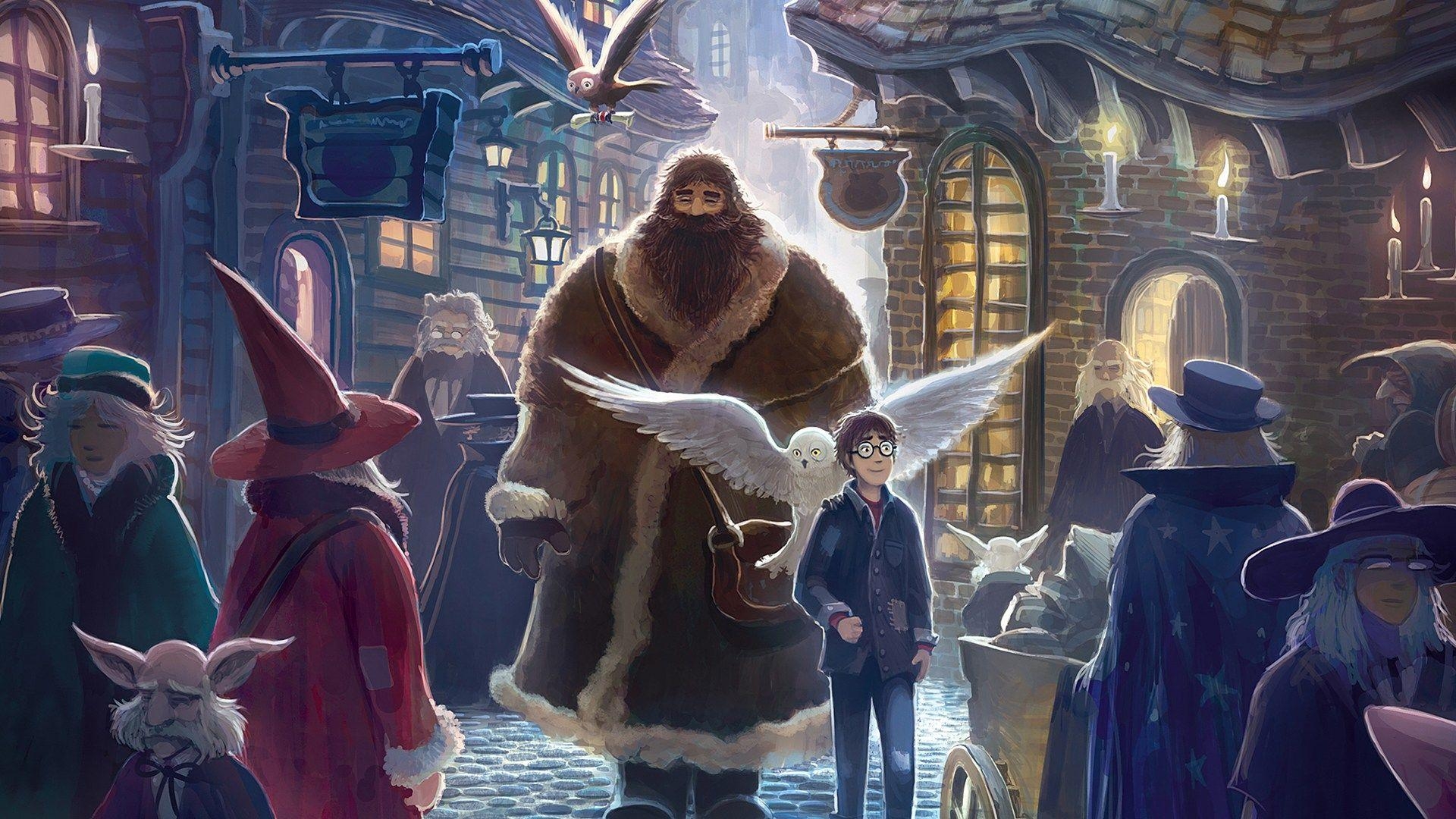 Hagrid, Harry Potter, Charakter, Rubeus, Buch, 1920x1080 Full HD Desktop