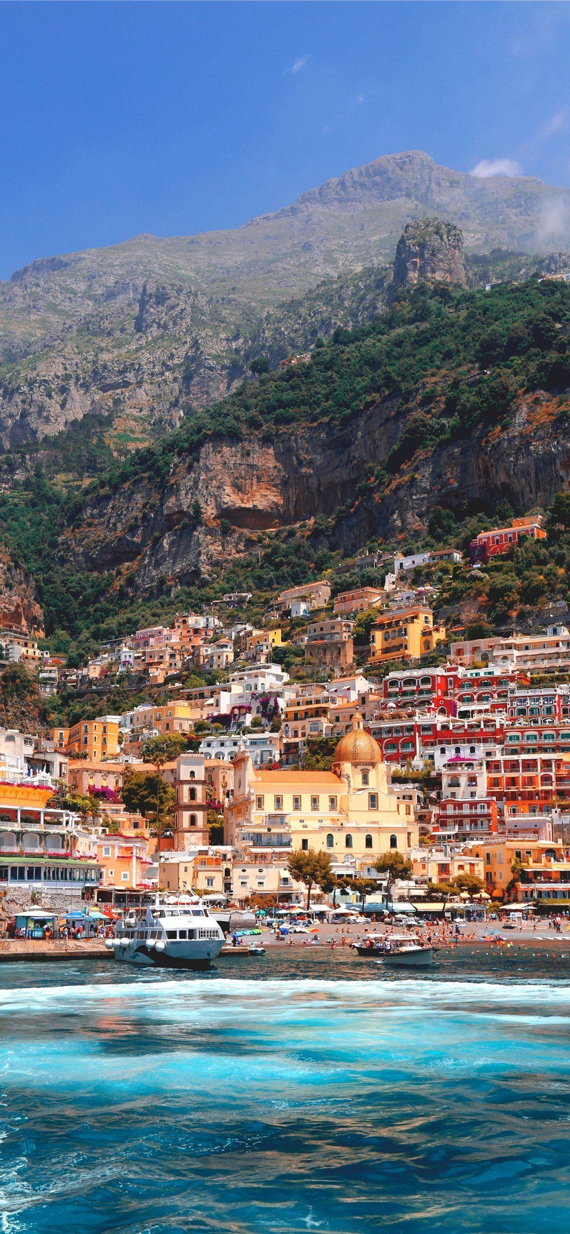 Positano, Italien, iPhone, Kostenlos, Hintergrund, 1130x2440 HD Handy