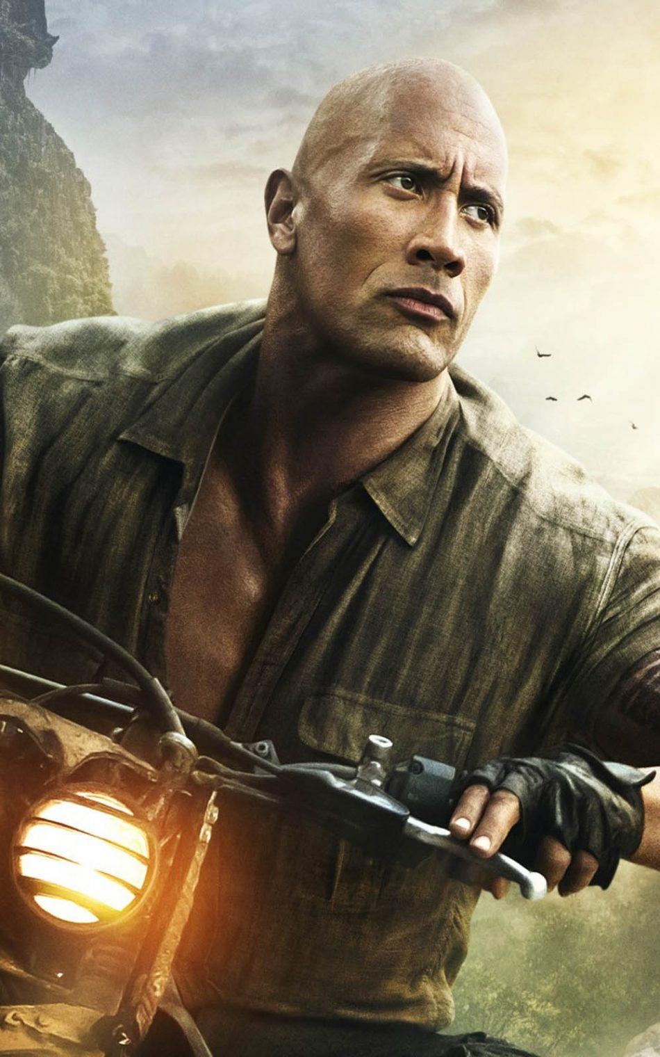 Jumanji, Dwayne Johnson, Dschungelabenteuer, Film, Download, 950x1520 HD Handy