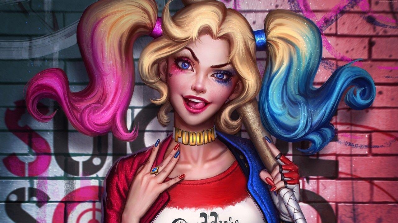 Harley Quinn, DC Comics, Kunstwerk, 5K, Spiele, 1280x720 HD Desktop