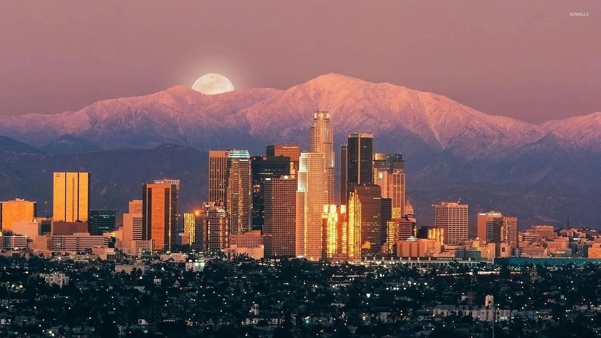 Los Angeles, Hintergrund, Stadt, Kalifornien, Reisen, 1920x1080 Full HD Desktop