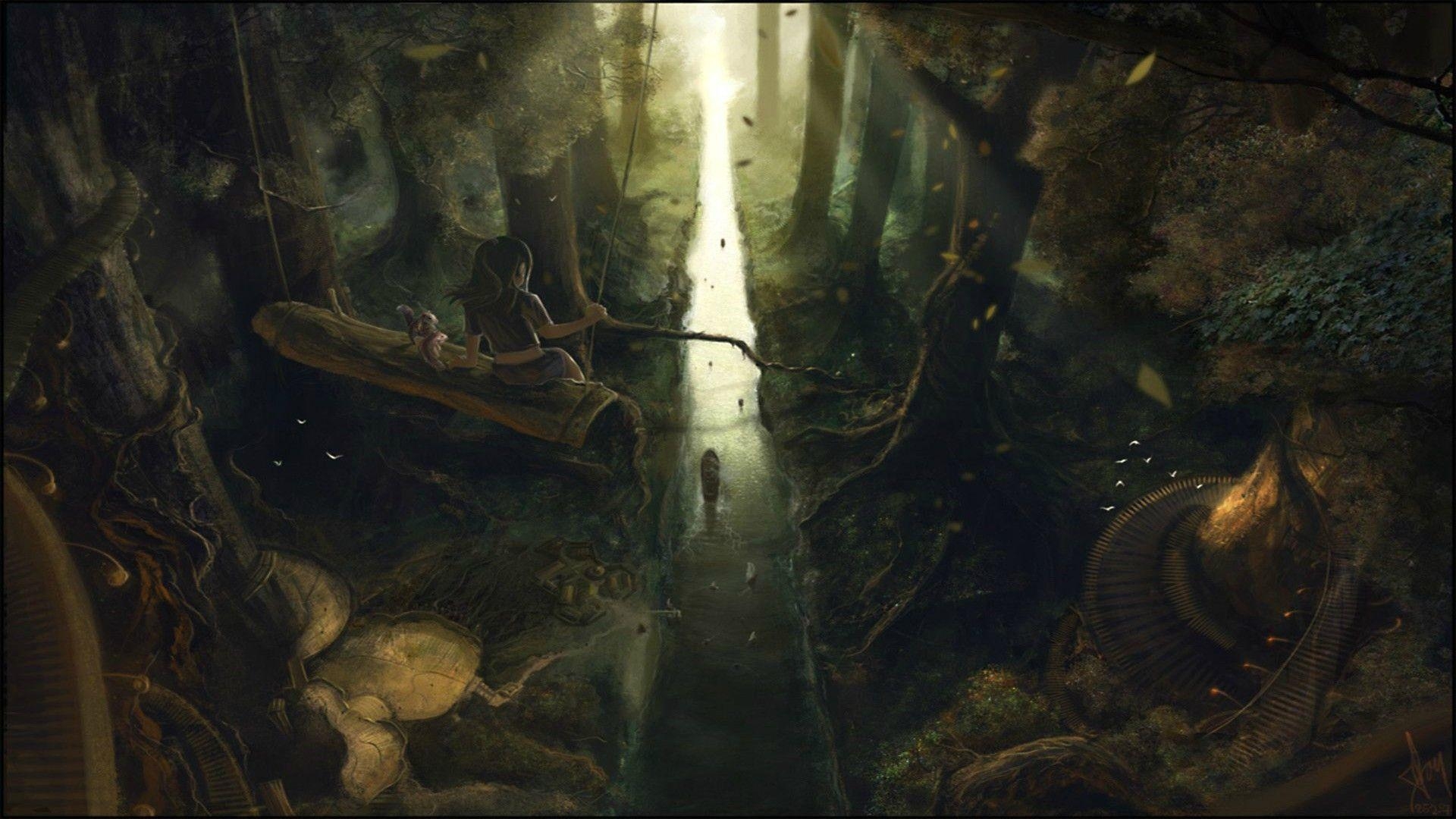 Mirkwood, Filme, Fantasy, Wald, Tolkien, 1920x1080 Full HD Desktop