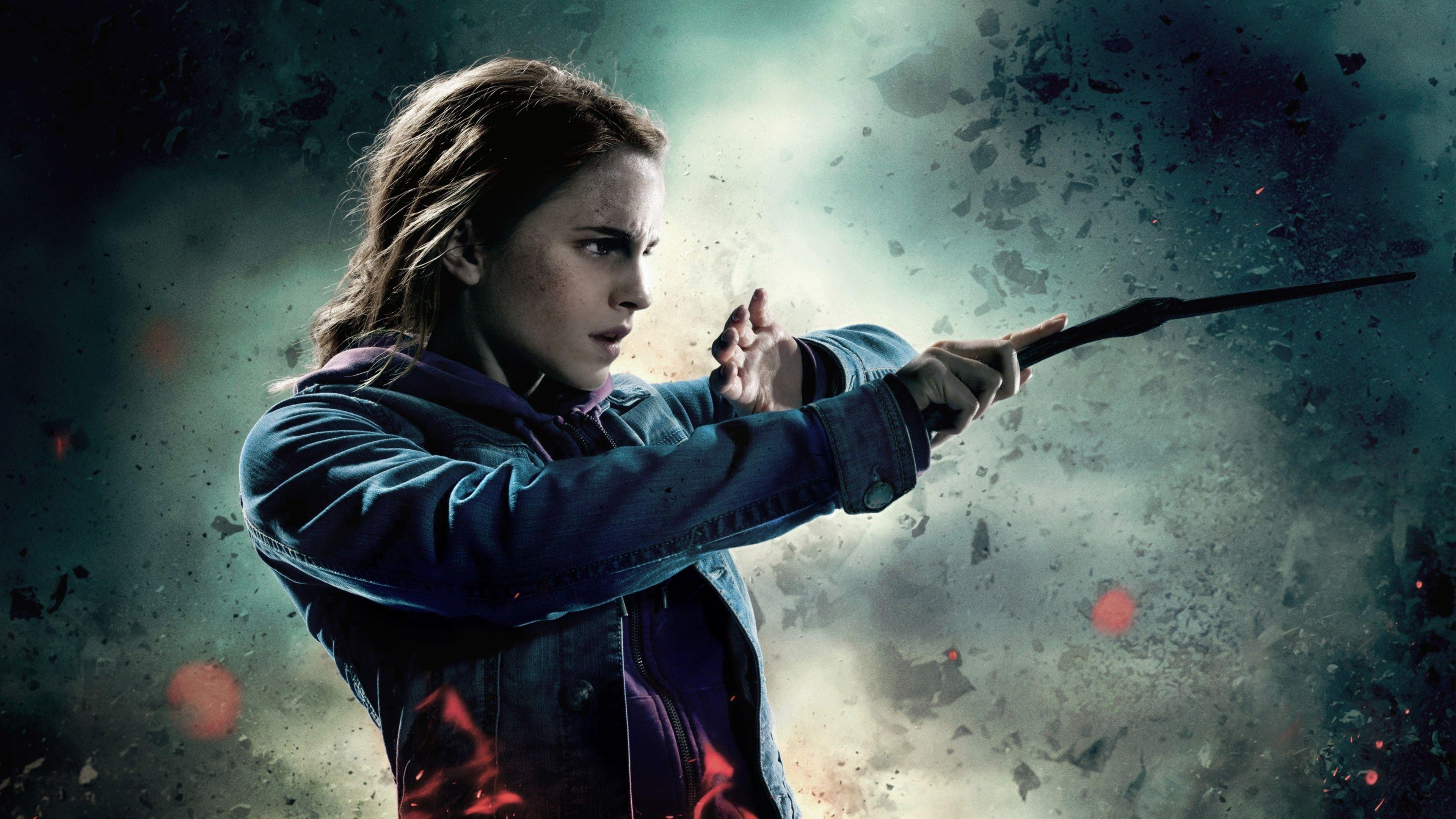 Hermine Granger, Emma Watson, Filmreihe, Harry Potter, HD, 3840x2160 4K Desktop