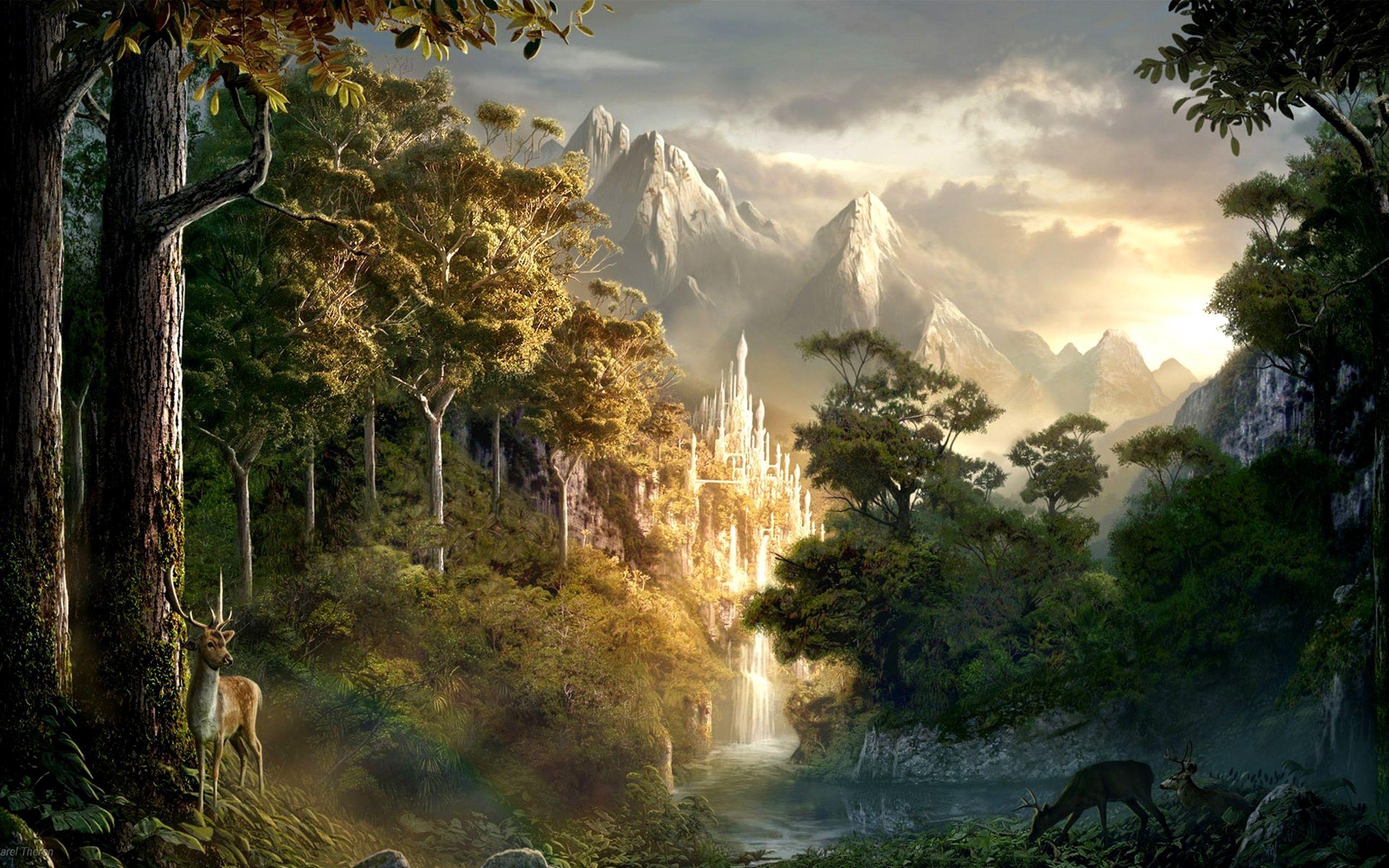 Rivendell, Film, Fantasiewelt, Hintergrund, Bild, 2560x1600 HD Desktop