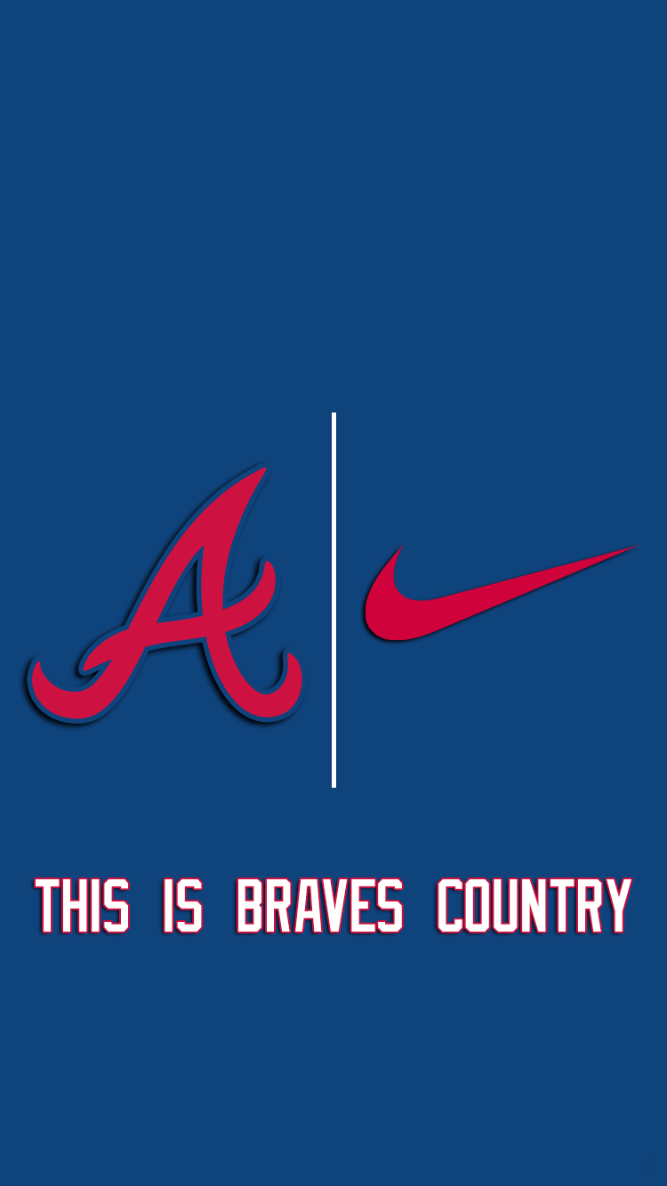 iPhone 6, Sport, Hintergrund, Braves, Baseball, 750x1340 HD Handy