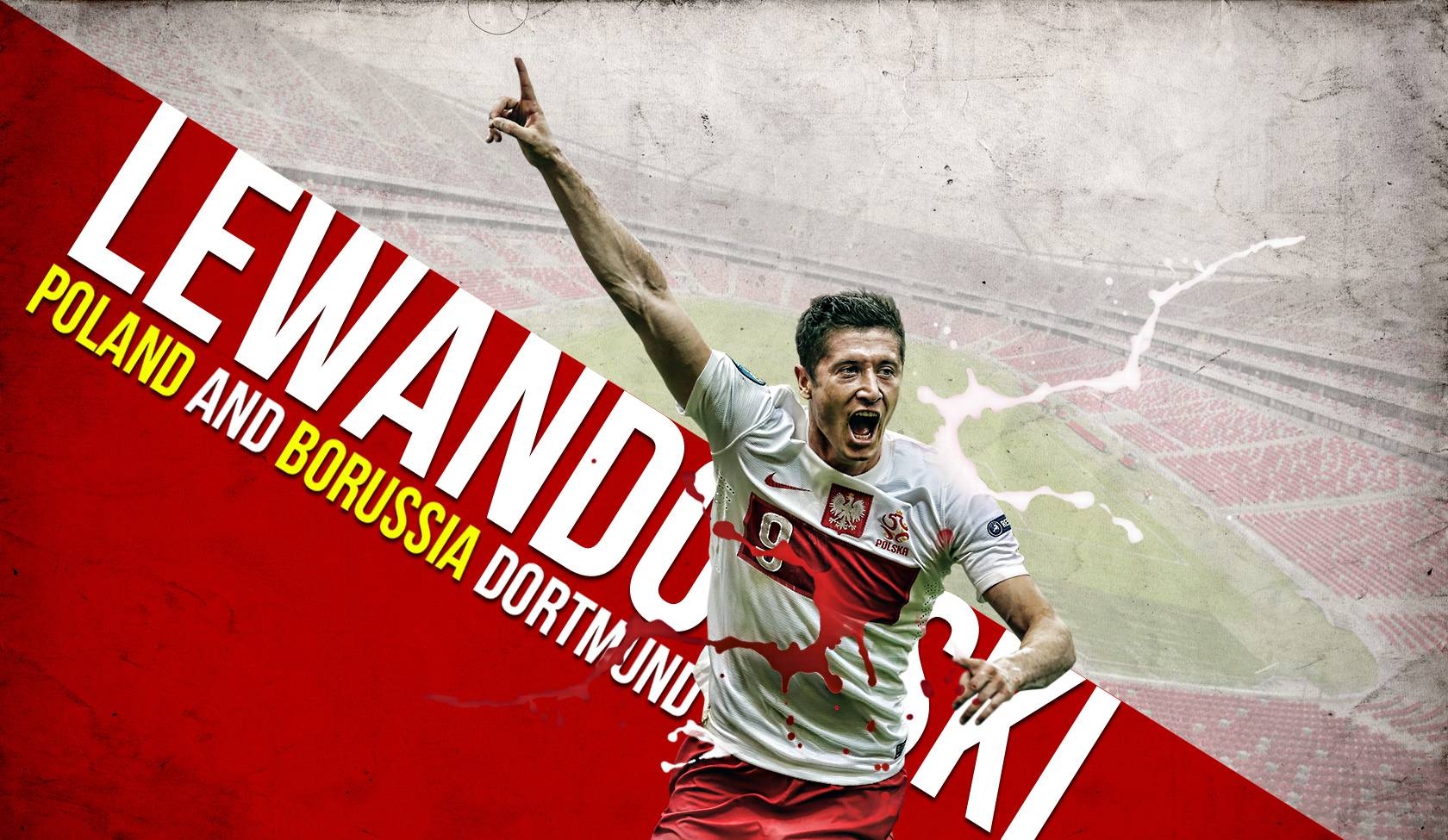 Robert Lewandowski, Dortmund, Fußball, Hintergrundbild, Sport, 1680x980 HD Desktop