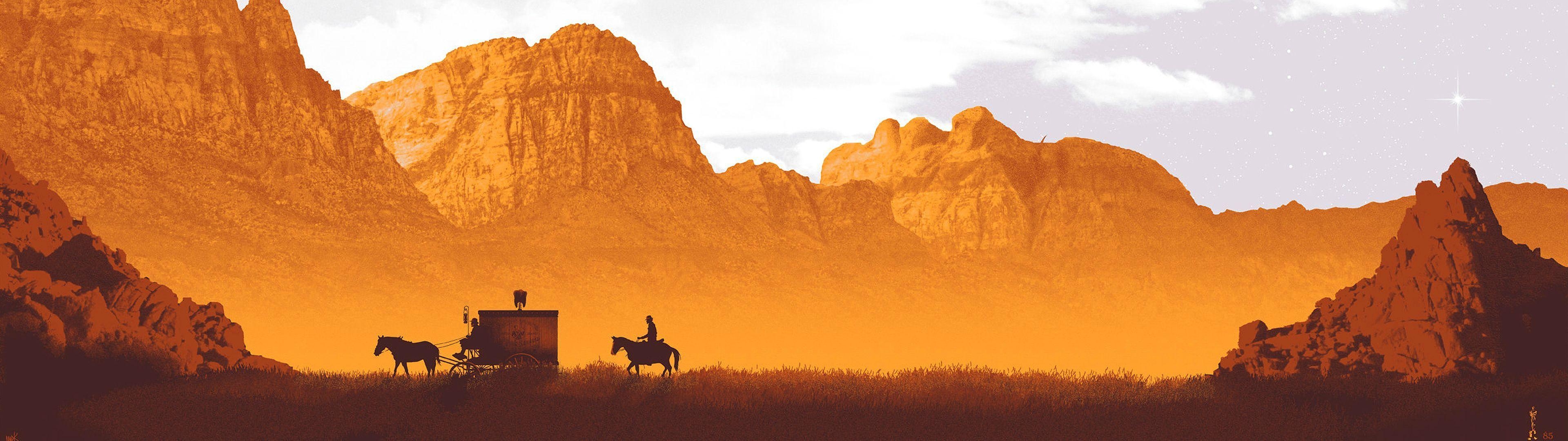 Django Unchained, HD, Quentin Tarantino, Leonardo DiCaprio, Western, 3840x1080 Dual Screen Desktop