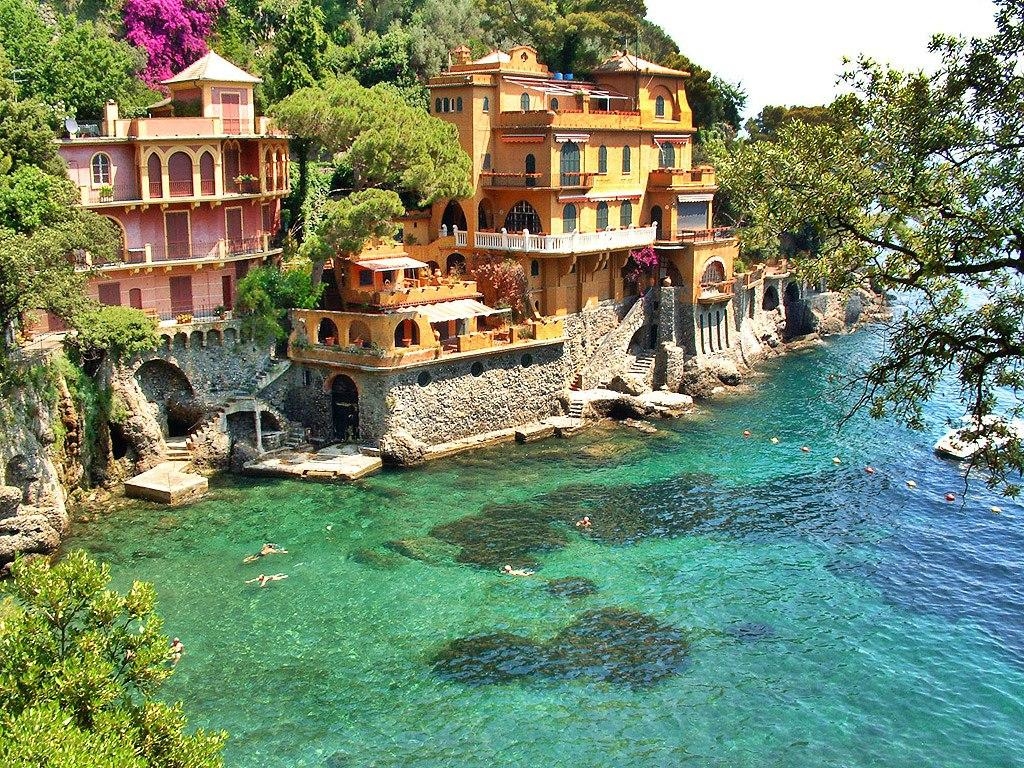 Portofino, Italien, Reisen, Küstenstadt, Fotos, 1030x770 HD Desktop