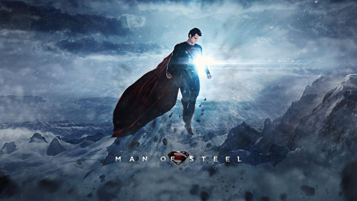 Man of Steel, Superman, Henry Cavill, Licht, 1080p, 1250x700 HD Desktop