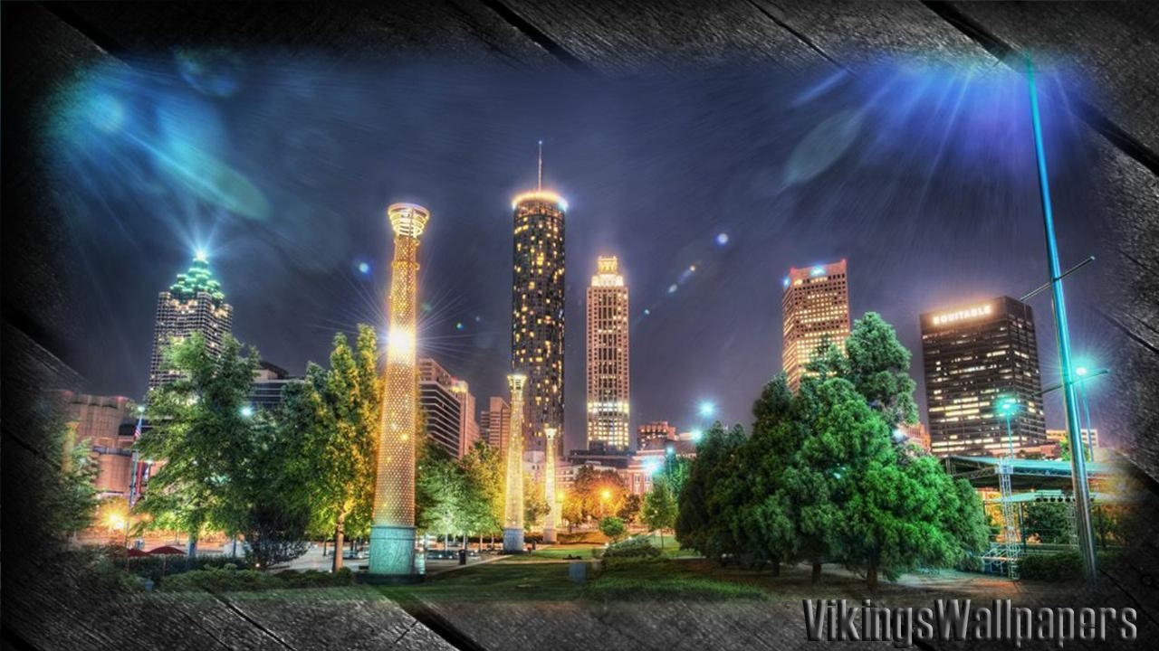 Atlanta, Android, Bild, Hintergrund, Stadtszene, 1280x720 HD Desktop