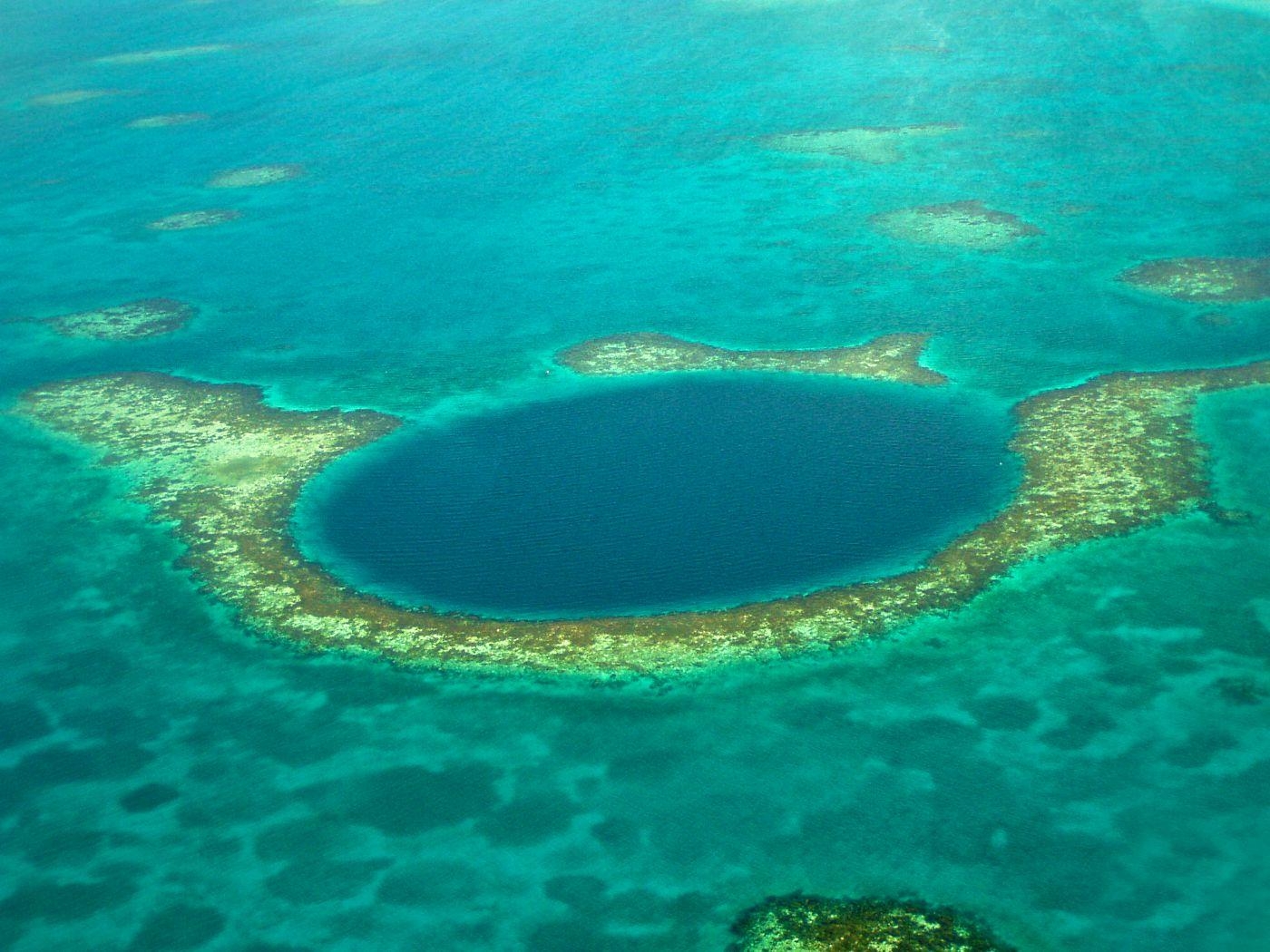 Große Blaue Loch, Belize, Reisen, Natur, Entdecken, 1400x1050 HD Desktop