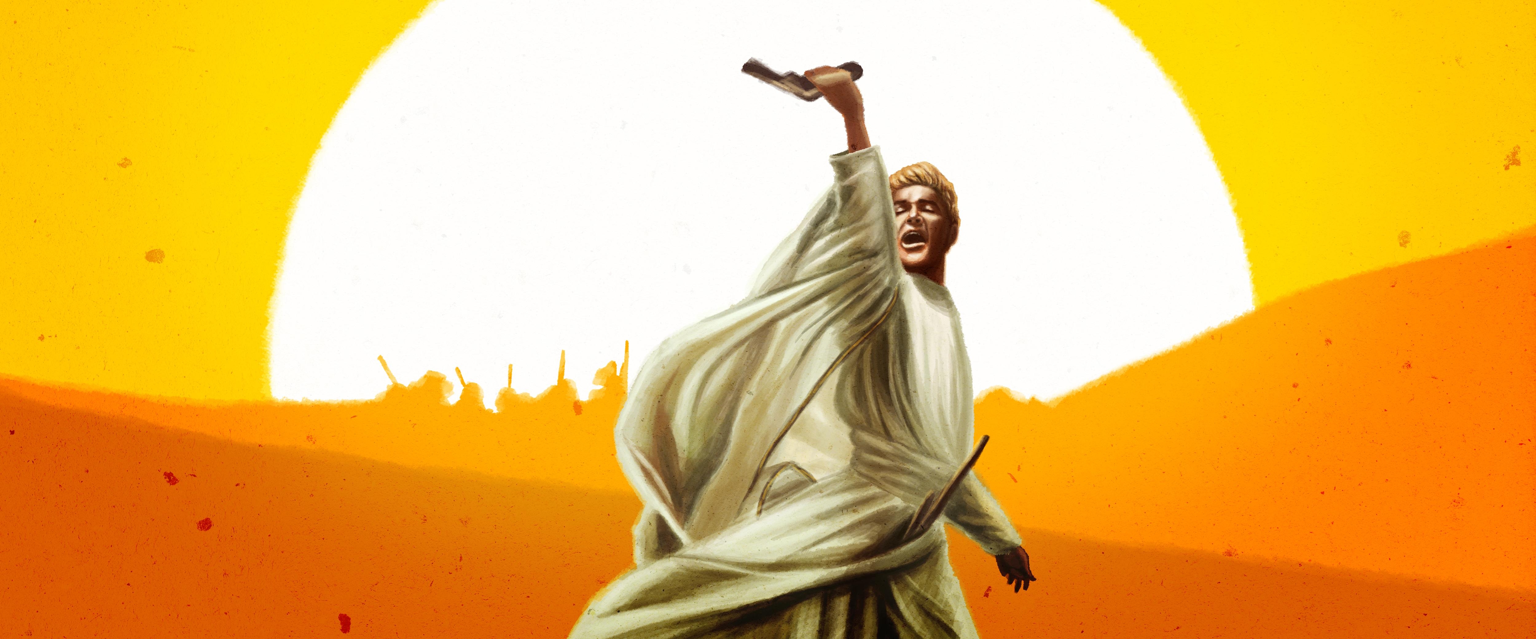 Lawrence of Arabia, Rückblick, Filmklassiker, Orientalist, Abenteuer, 5000x2090 4K Desktop