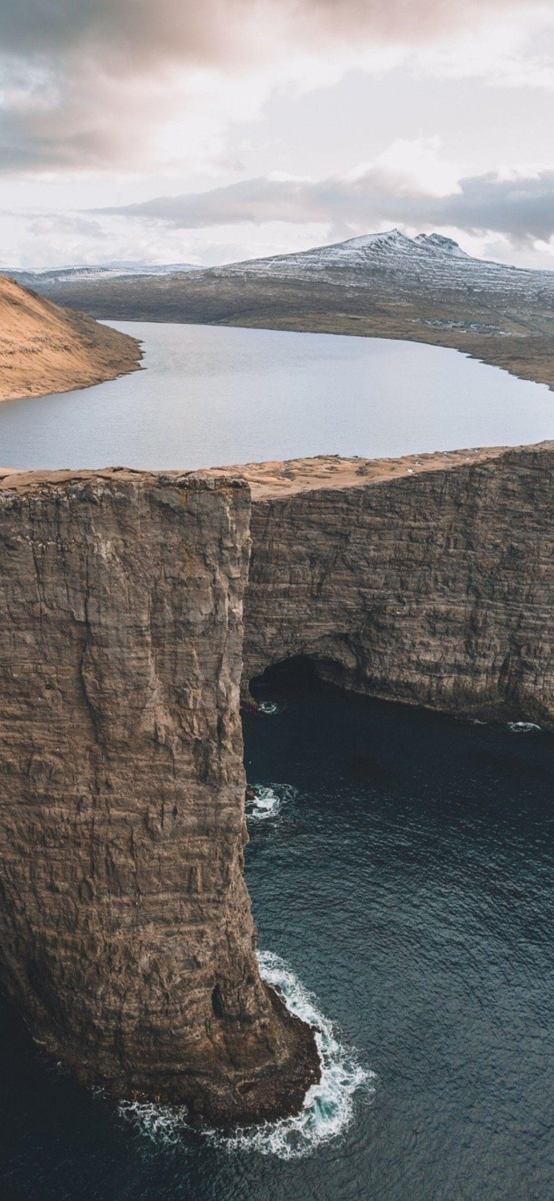 Färöer-Inseln, Norwegen, Felsen, Hügel, Download, 1130x2440 HD Handy