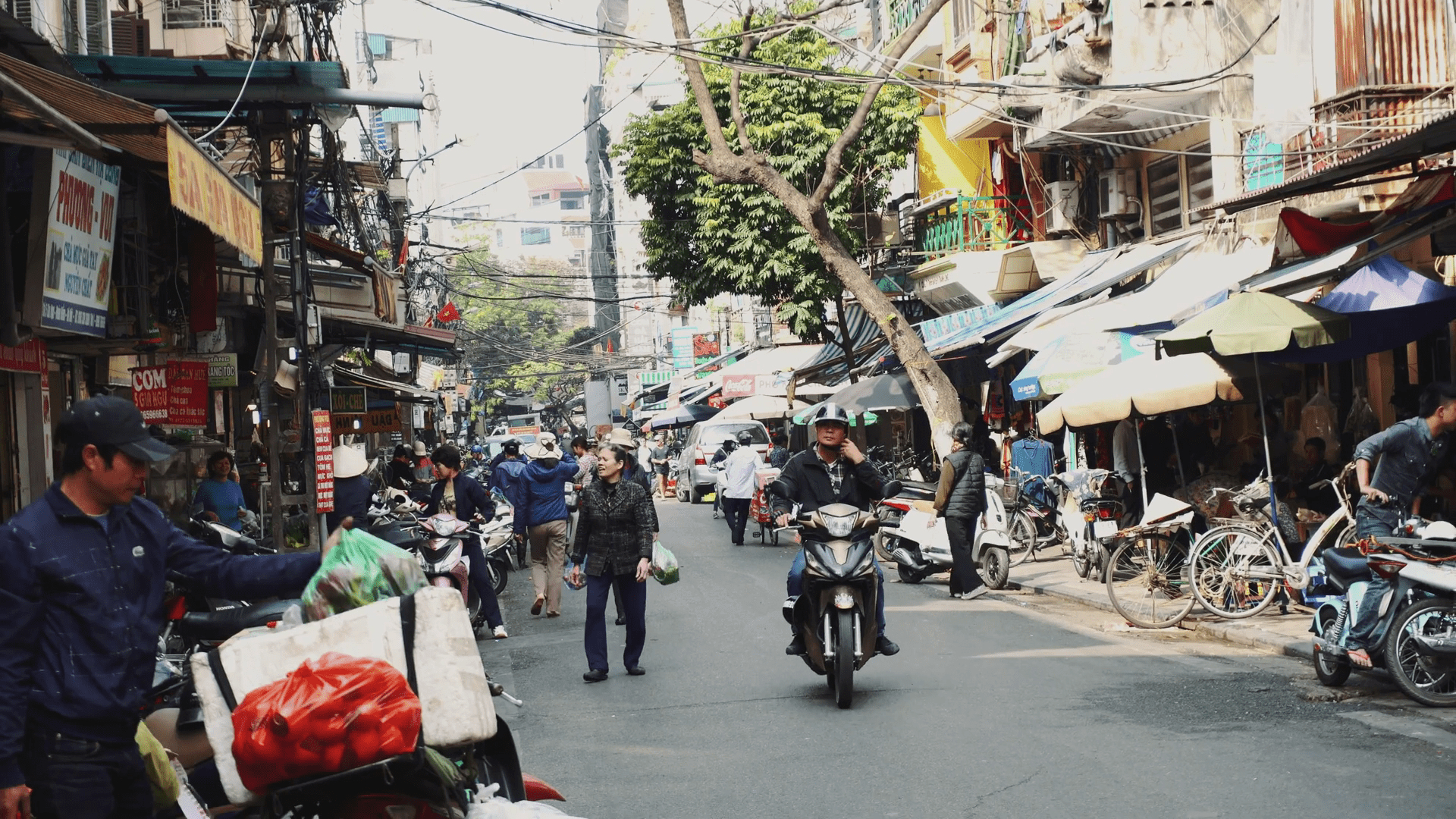 Hanoi, Altstadt, Straßenleben, Vietnam, Street Food, 1920x1080 Full HD Desktop